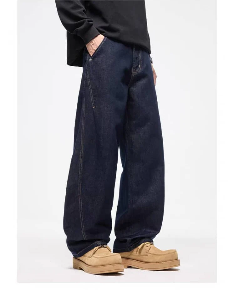 After Dark Indigo Barrel Jeans - Image 4