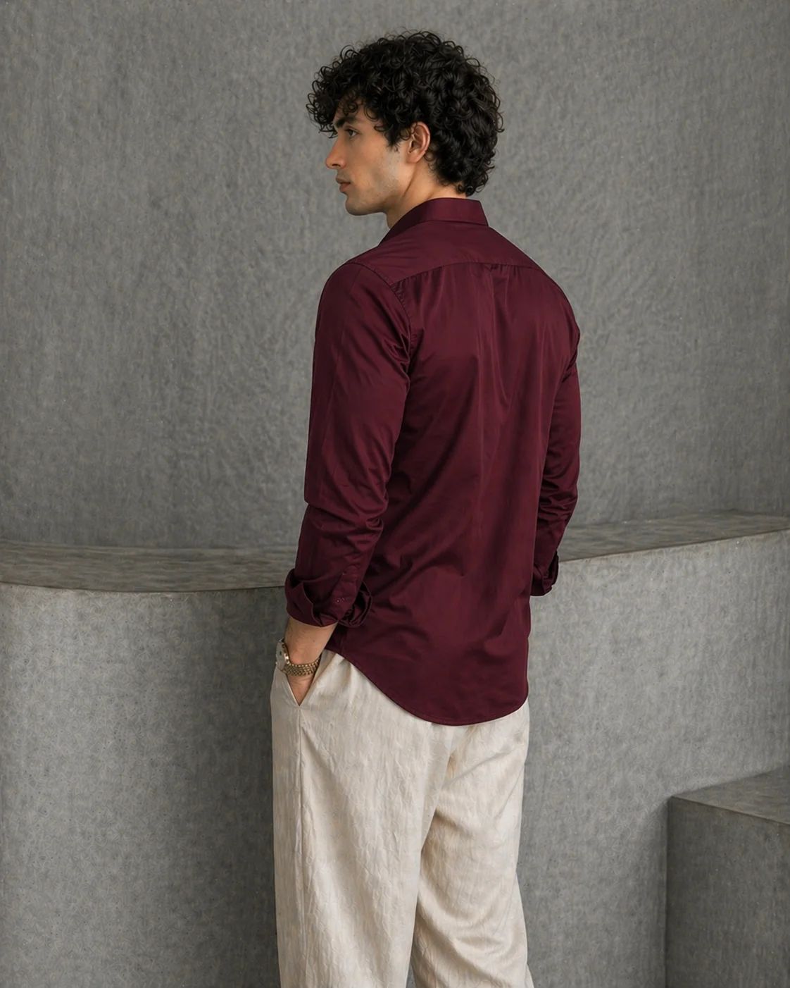 After Hours Satin Shirt - Image 4