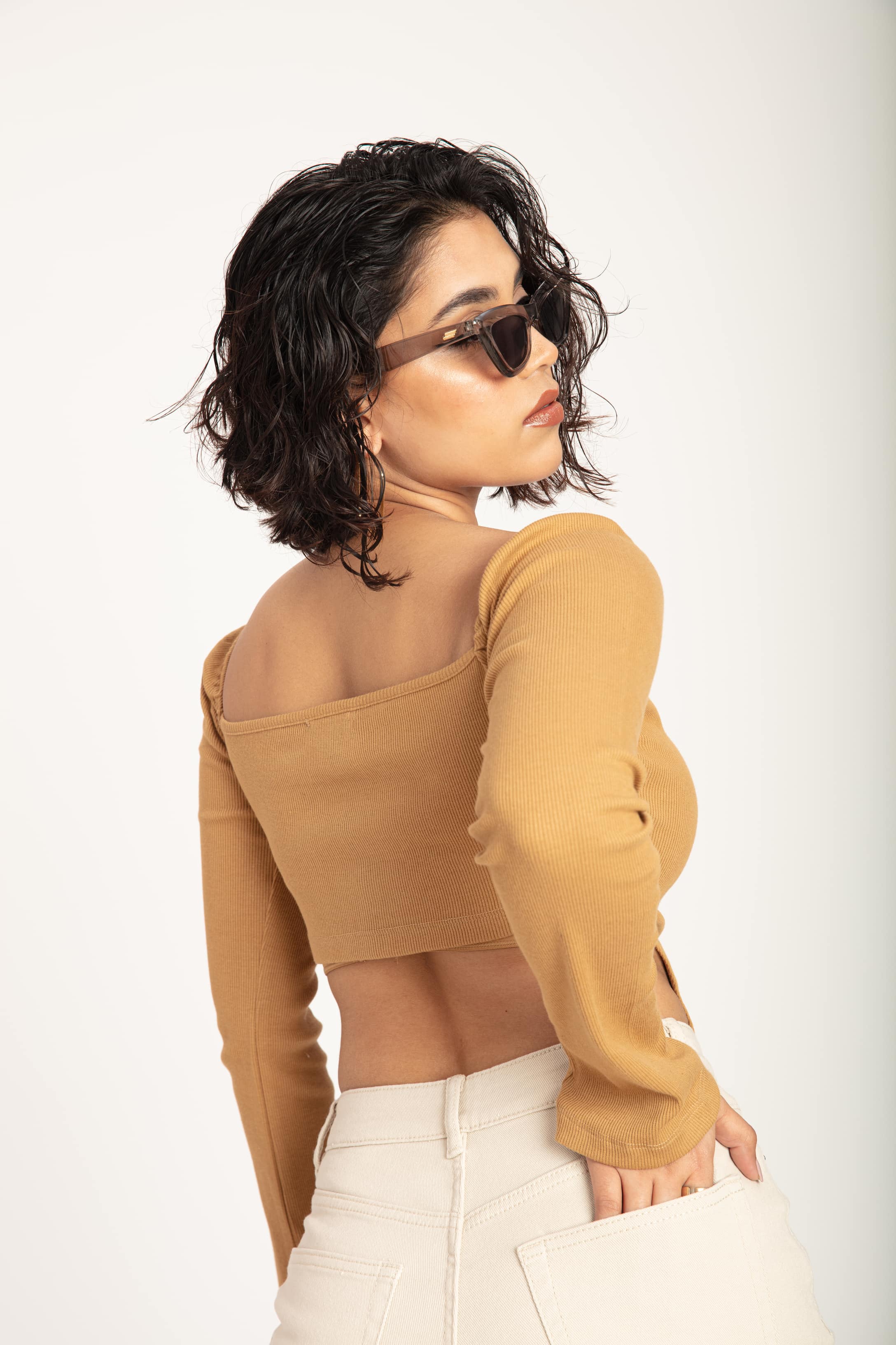 Babe Crush Camel Top - Image 4