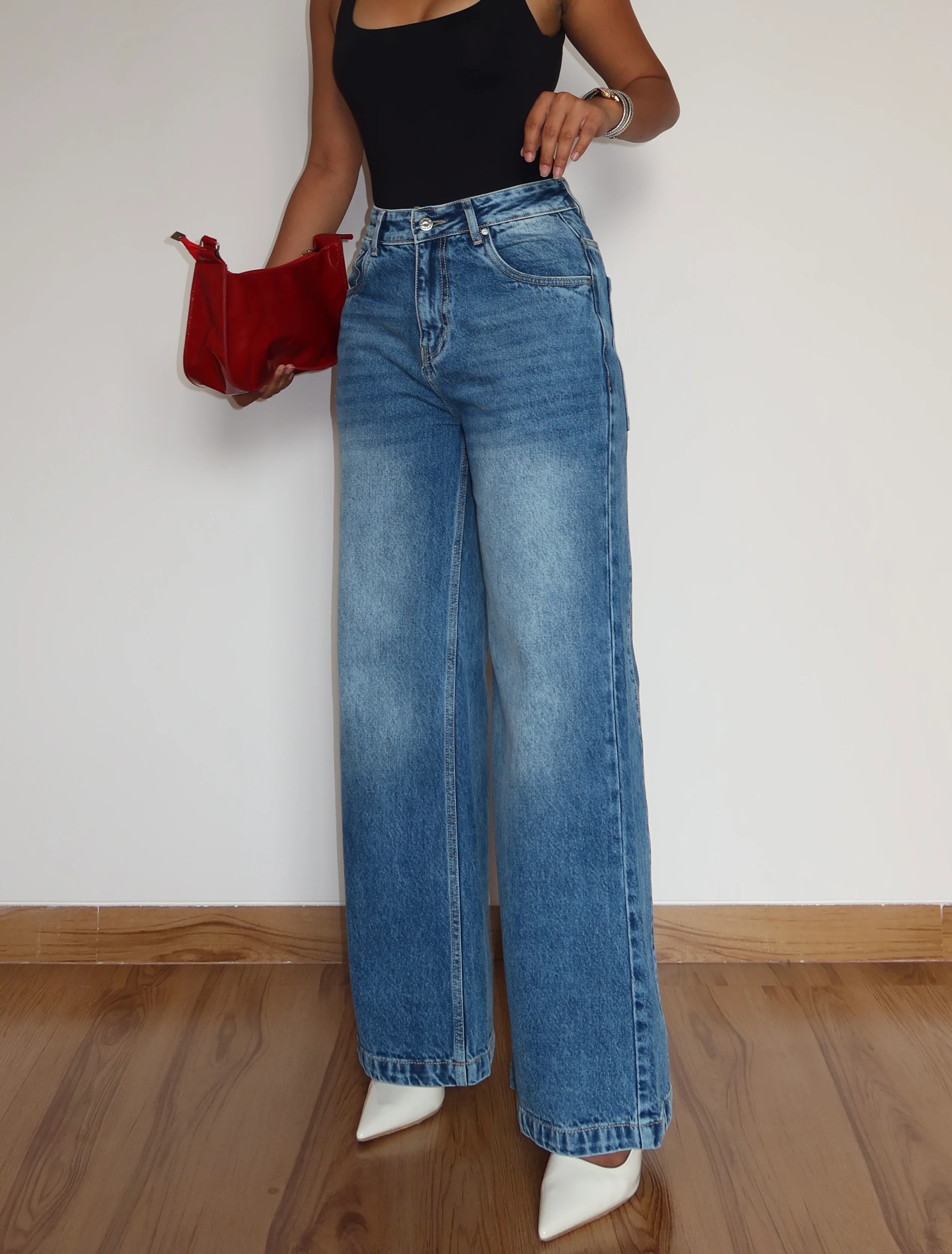 Backfield Aura Wide Leg Jeans - Image 4
