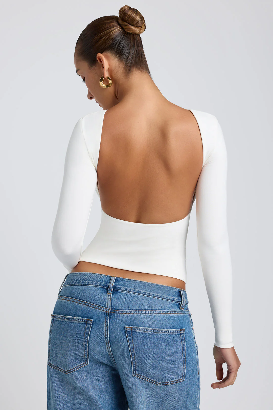 Backless Long Sleeve Top - Image 13
