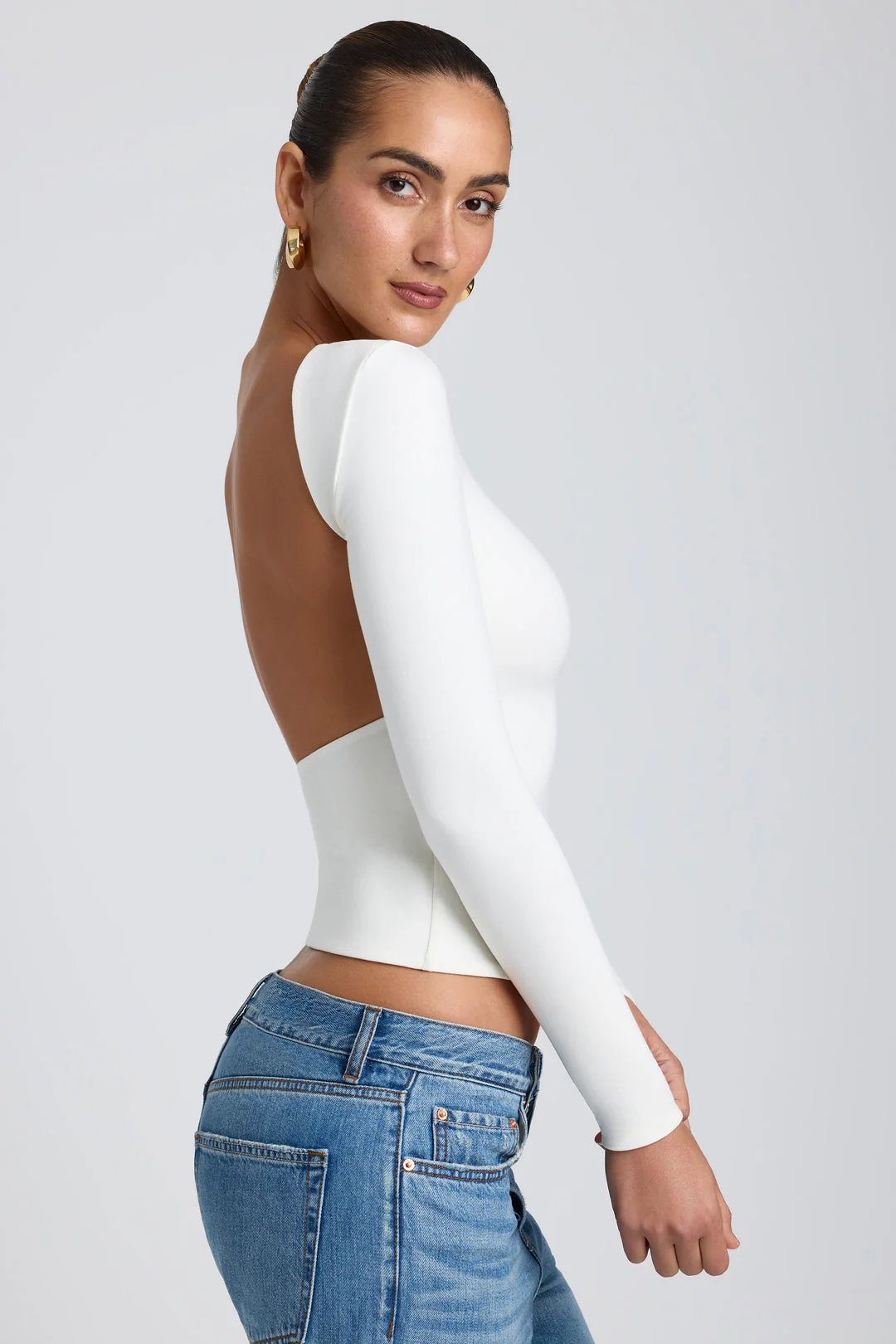 Backless Long Sleeve Top - Image 14