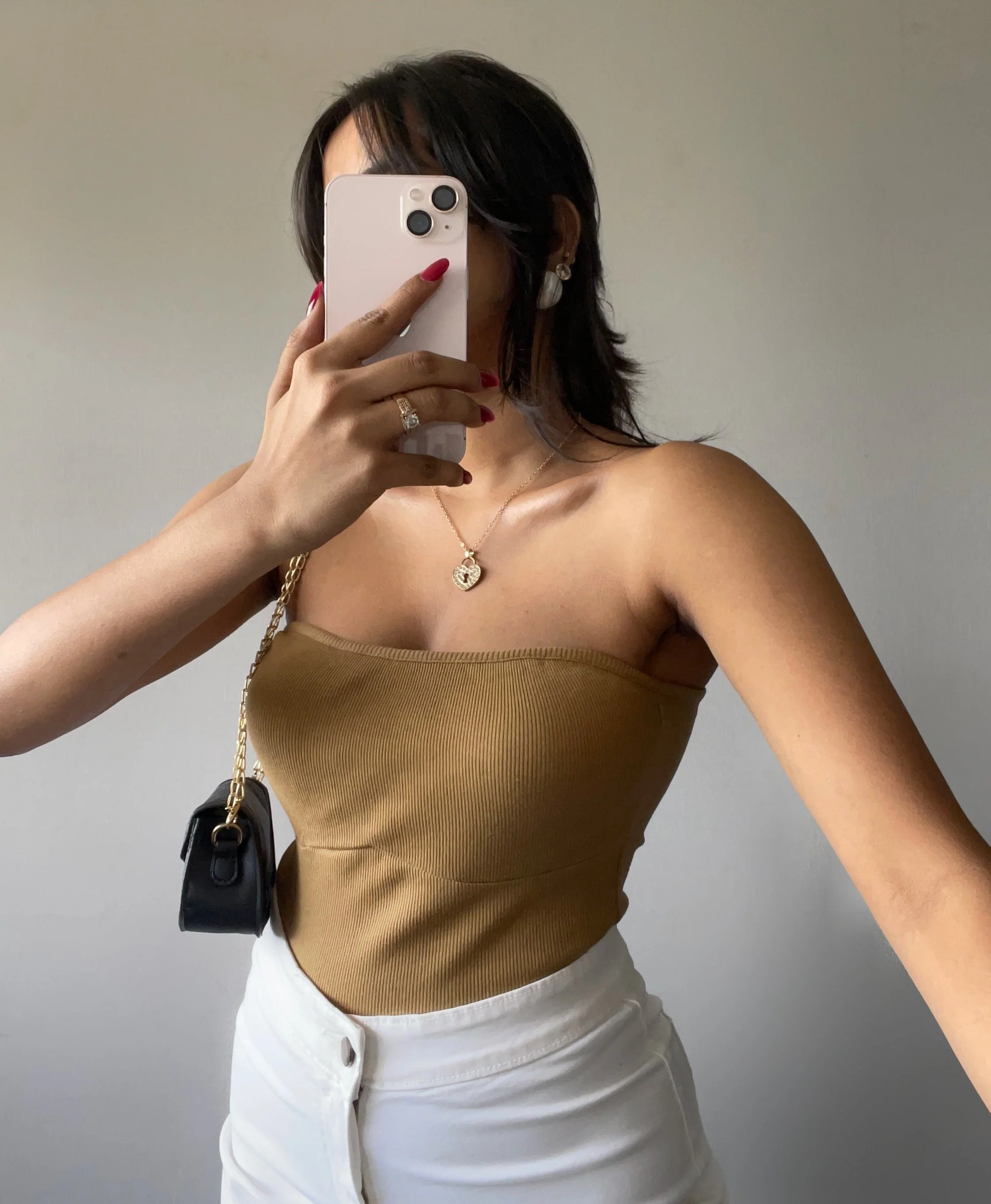 Baesic Rib Knit Tube Top - Image 8