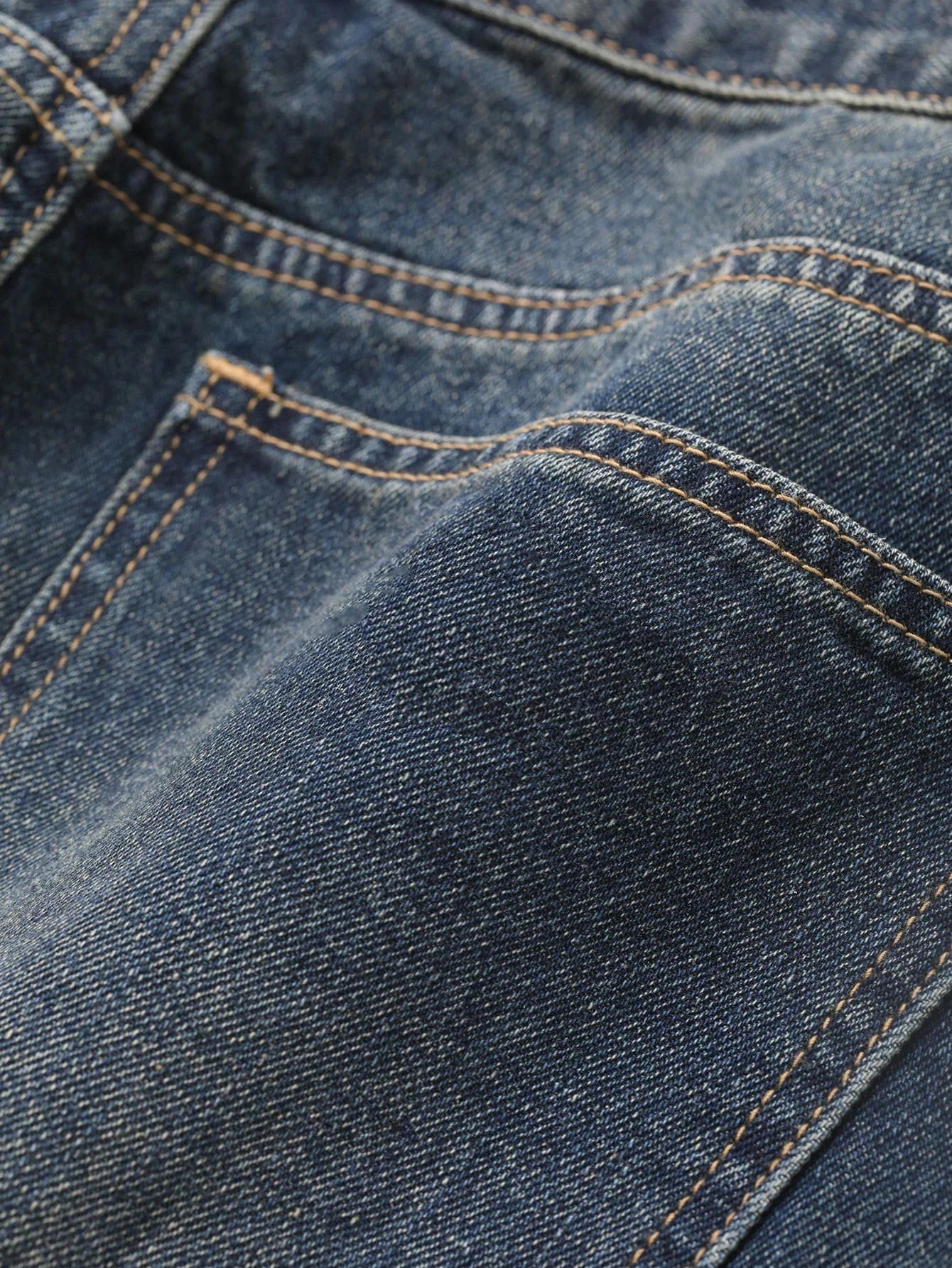 Basic Blue Core Baggy Cargo Jeans - Image 6