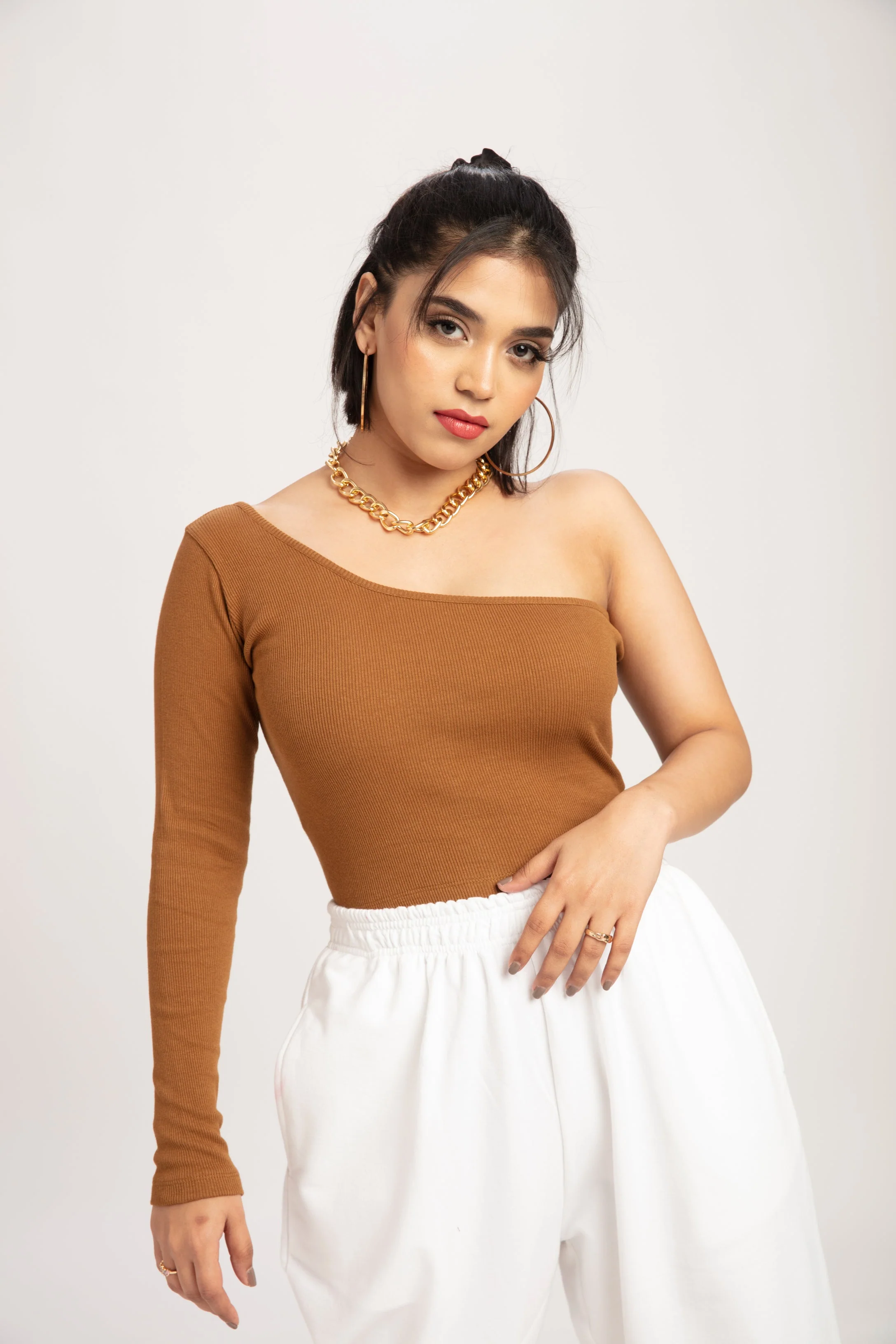 Basic One Shoulder Top - Image 5