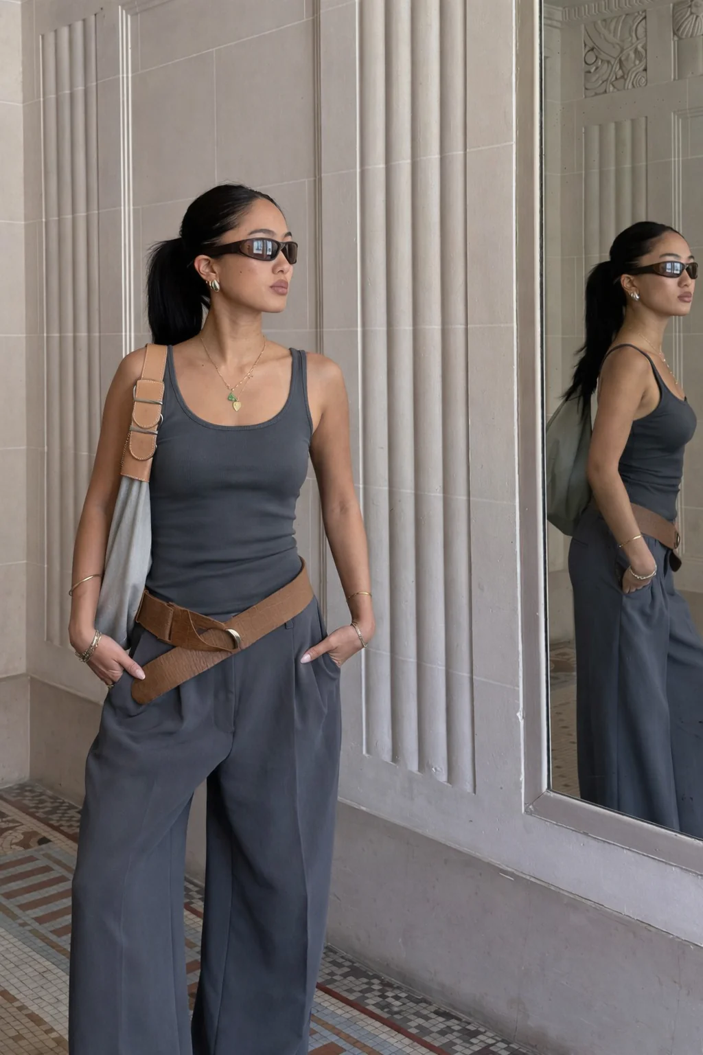 Basic Padded Sleeveless Top - Image 12