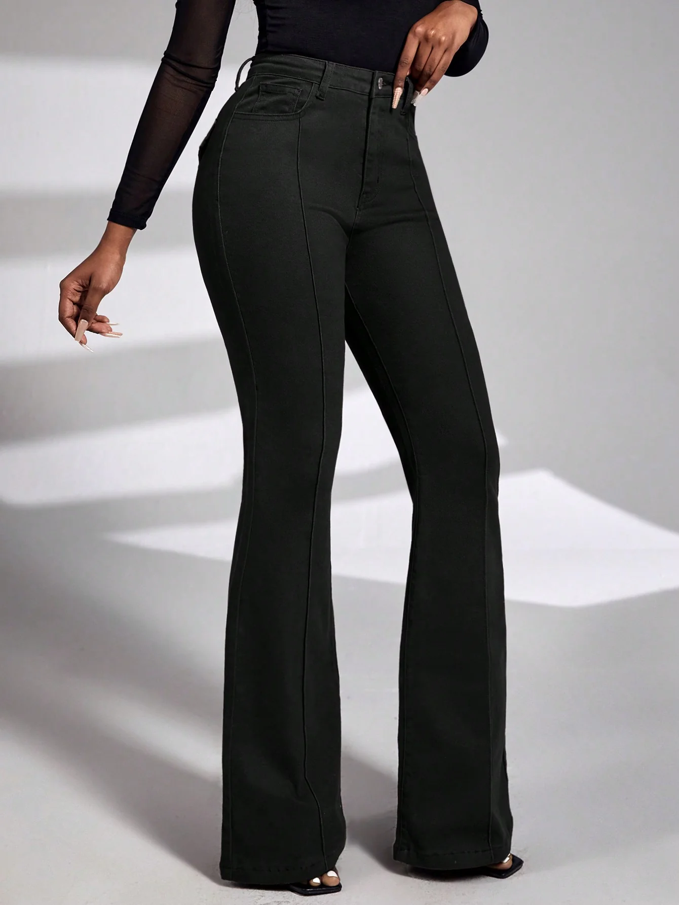 Black Affair Flare Jeans - Image 3