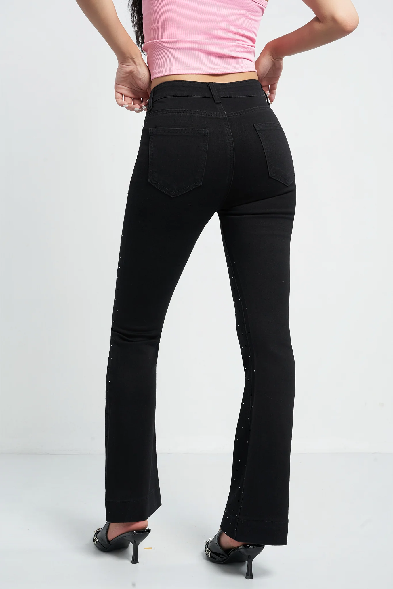 Black Blaze Bootcut Jeans - Image 3