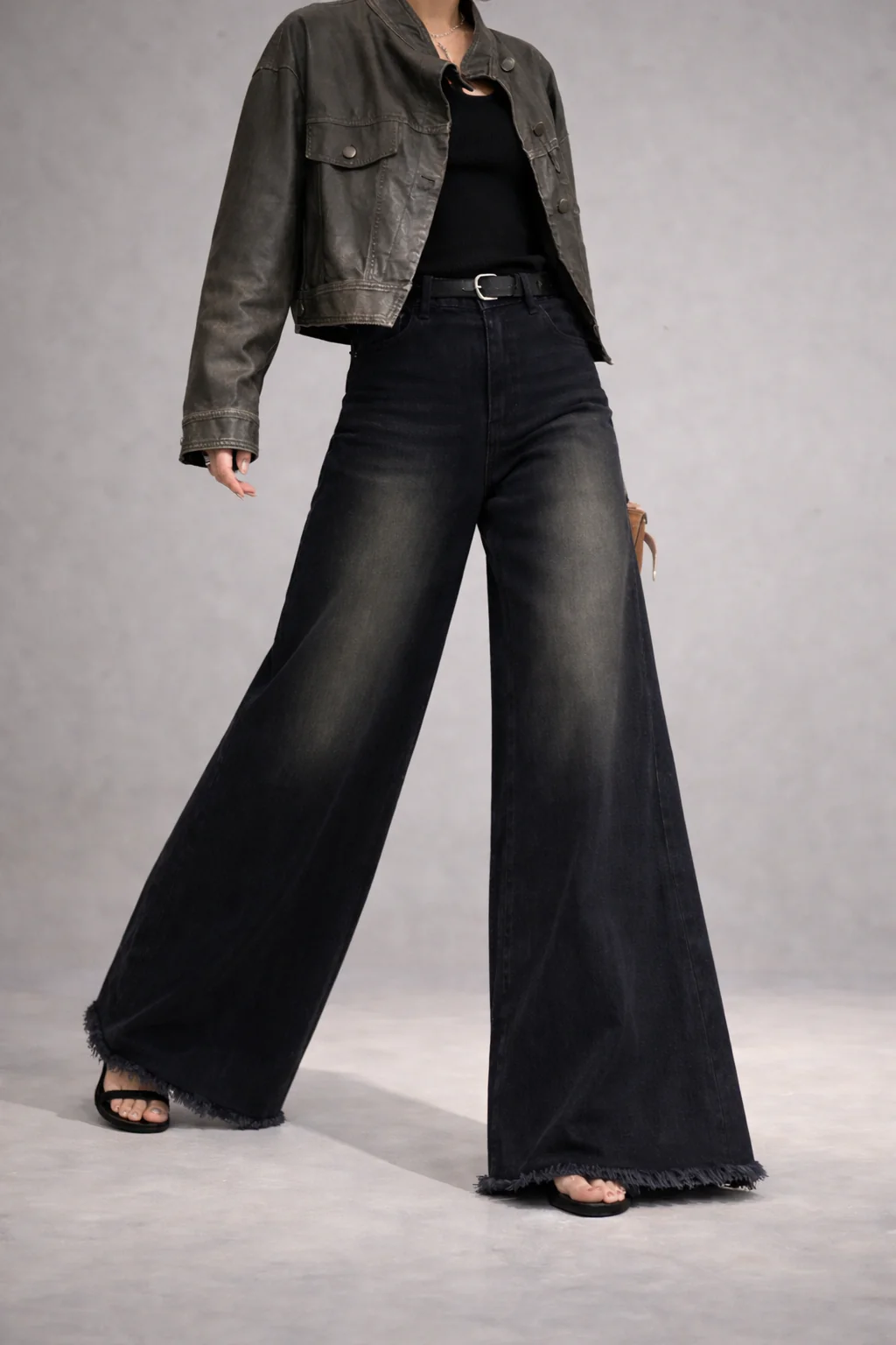 Black Flame Extra Wide Jeans - Image 11