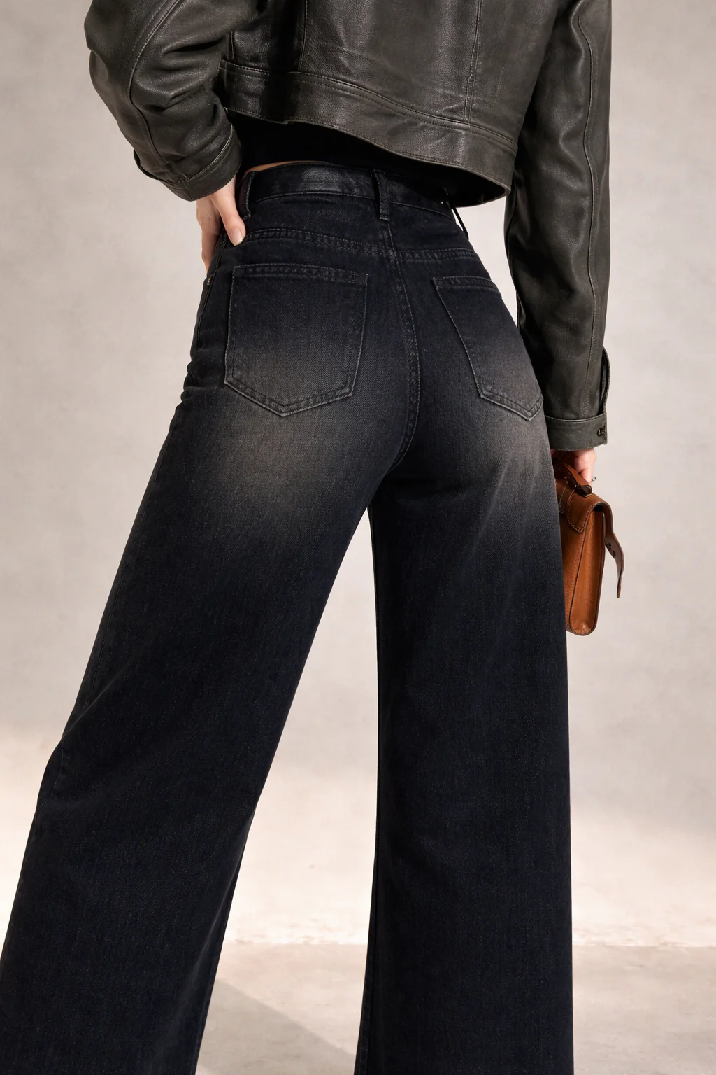 Black Flame Extra Wide Jeans - Image 13