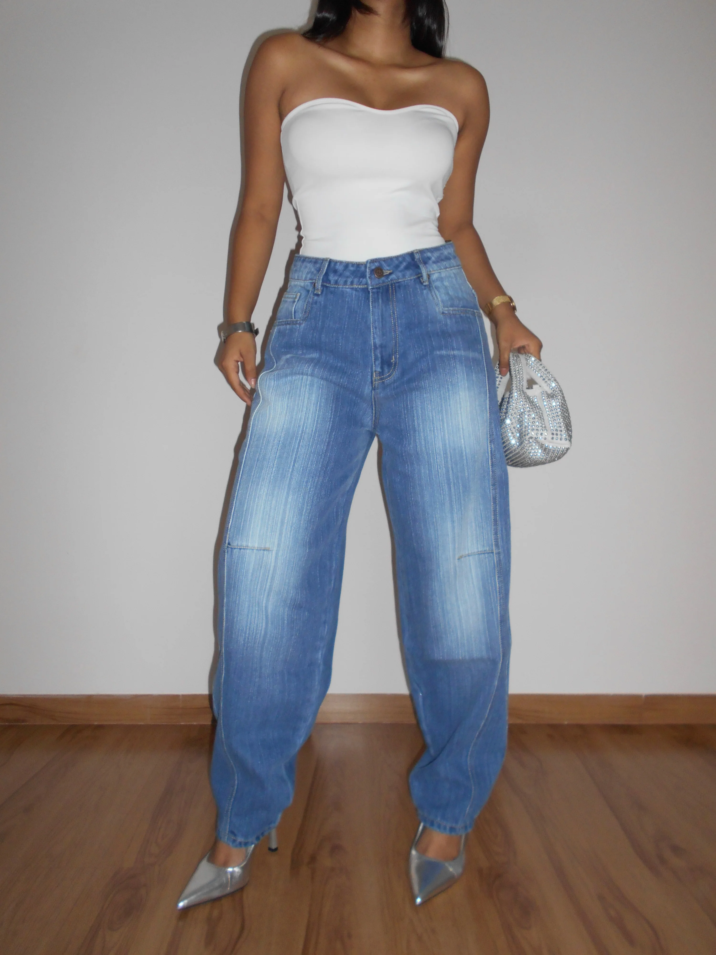 Blue Crush Slub Skater Fit Jeans - Image 6