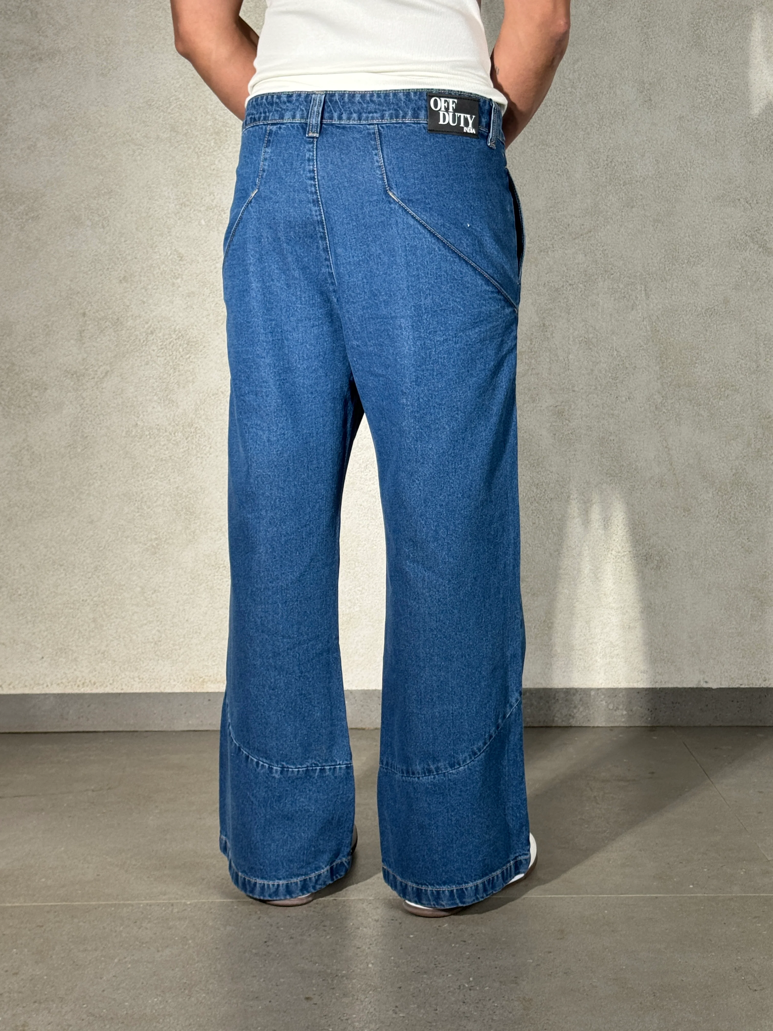 Blue Wild West Wash Jeans - Image 5