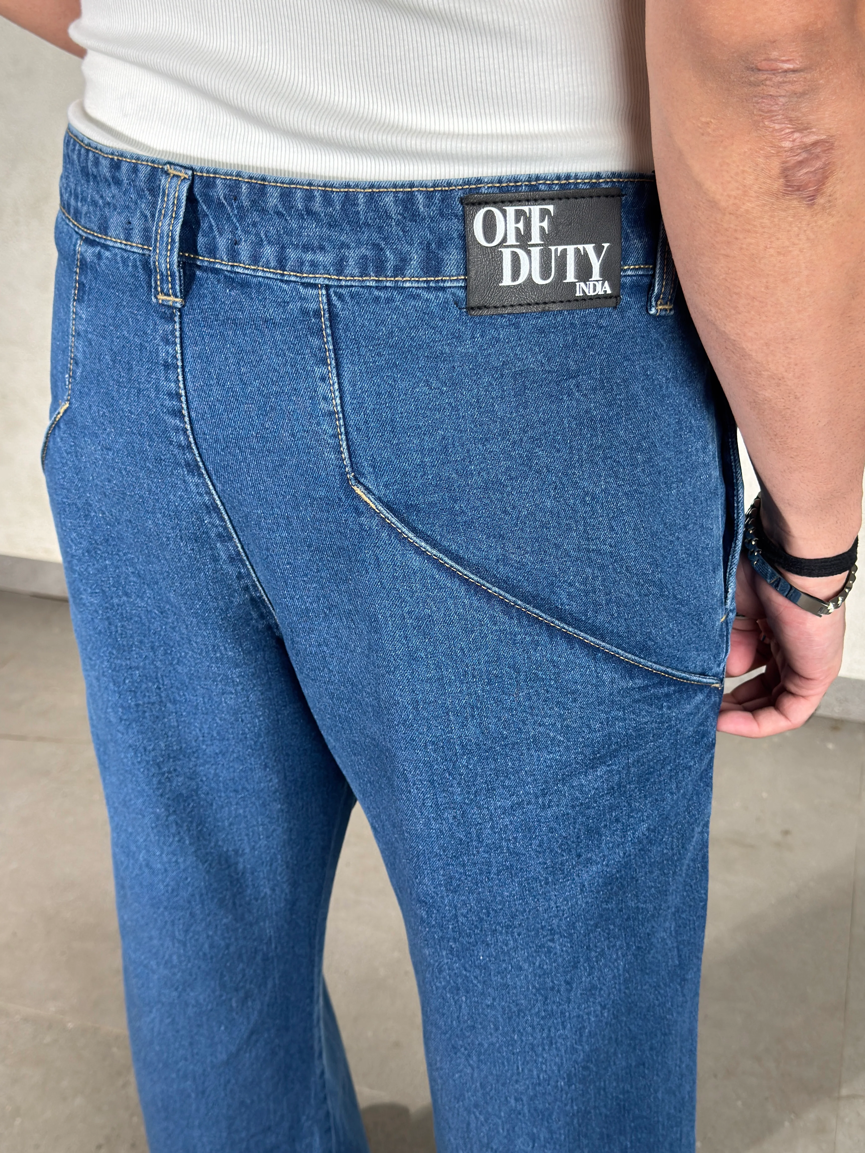 Blue Wild West Wash Jeans - Image 8