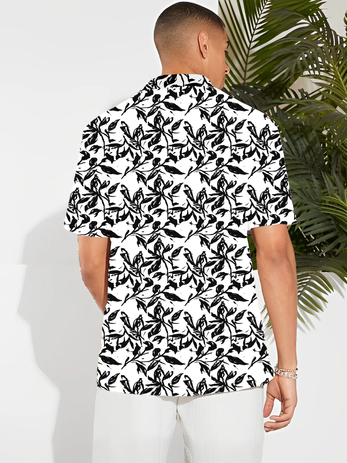 Boho Black Short Sleeve Shirt - Image 2