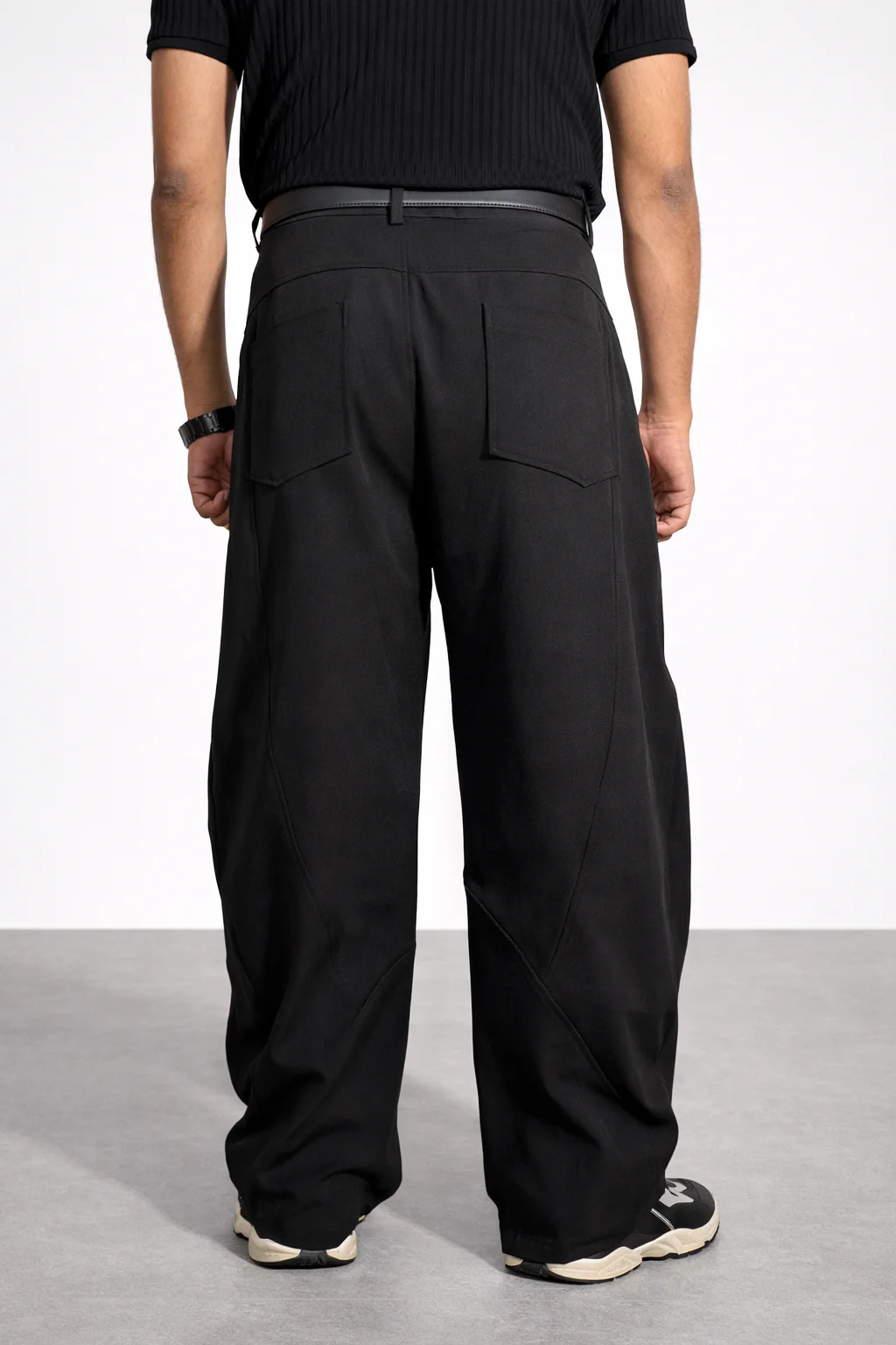 Bound Barrel Fit Rivet Pants - Image 2