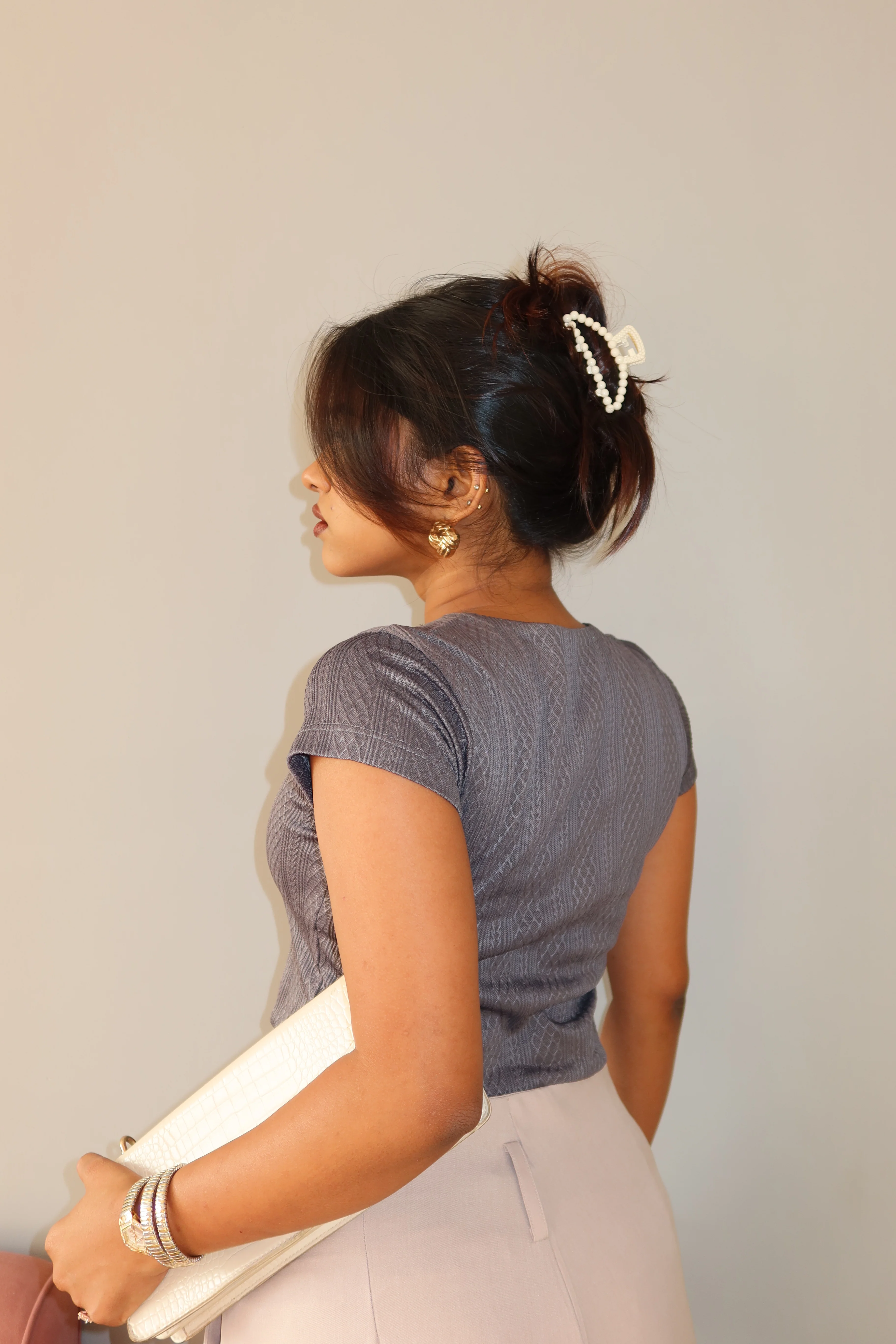 Cable Whisper Cropped Cardigan - Image 10