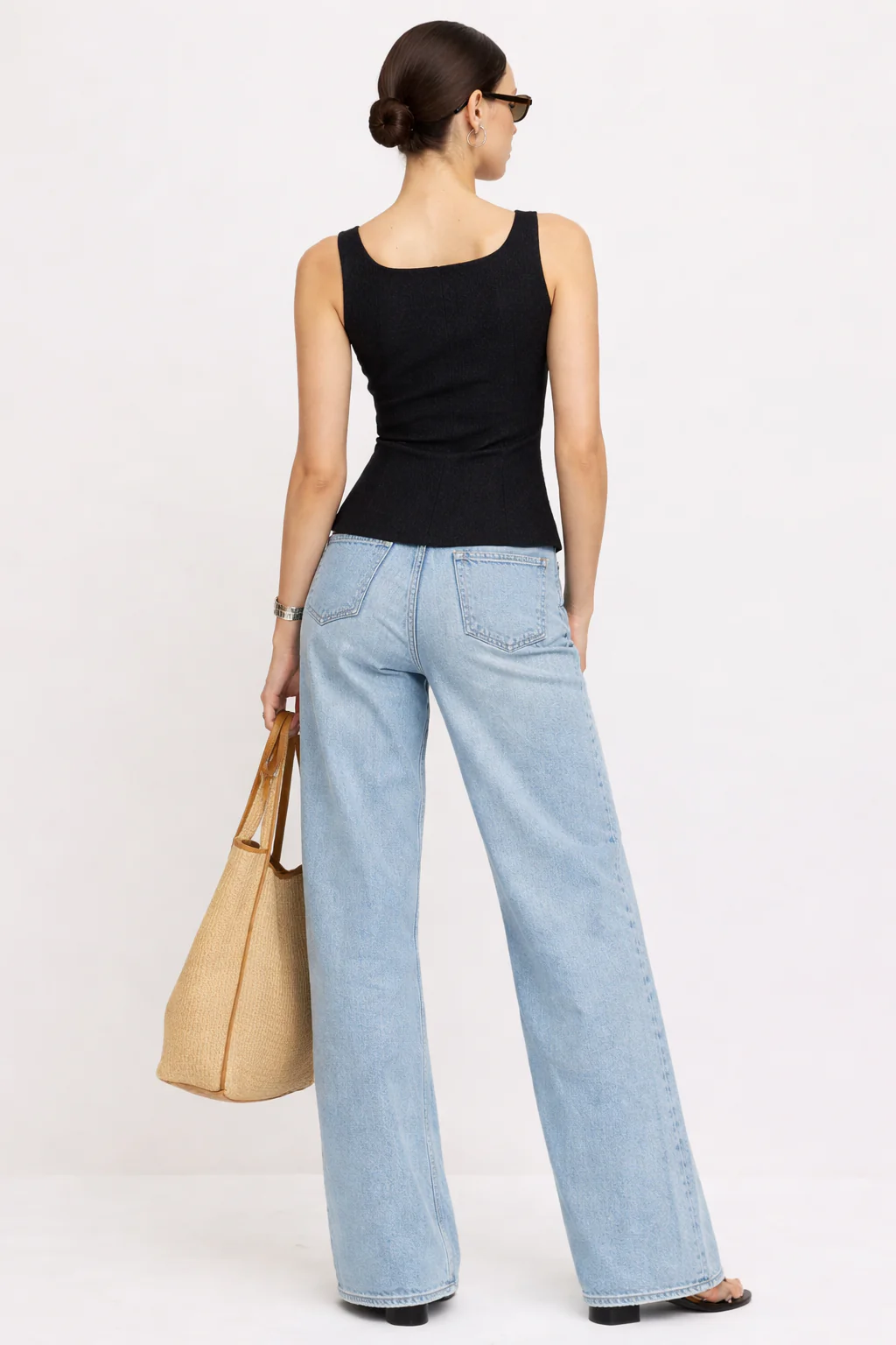 Camelia Button Details Vest Top - Image 6