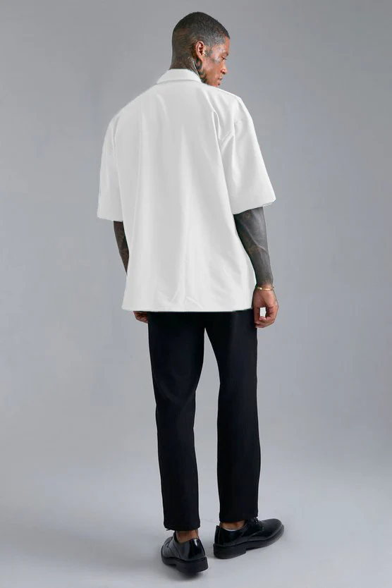 Cargo Oversized Pocket shacket Shirt - Image 3