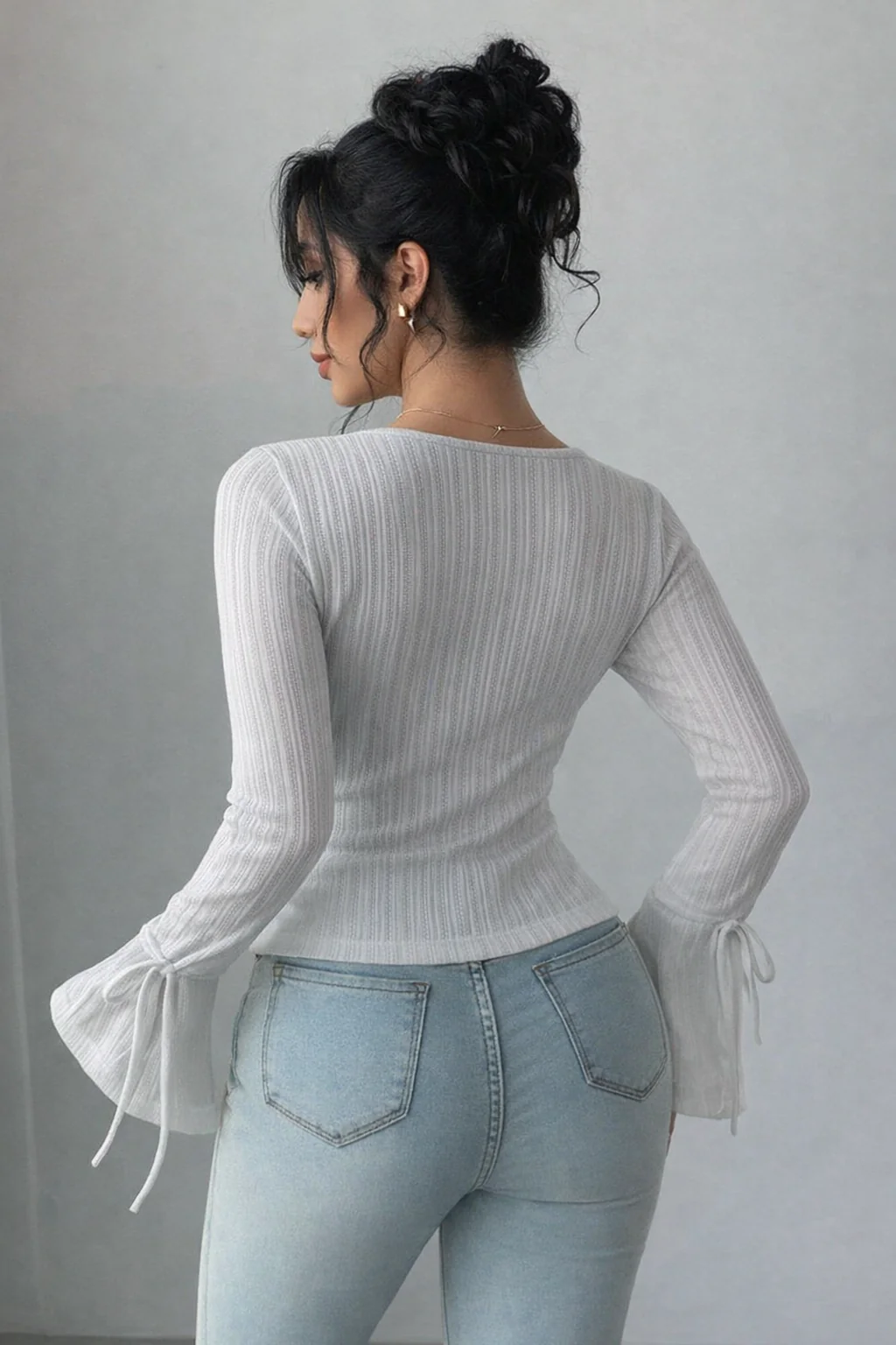 Charm Knit Cardigan Top - Image 11