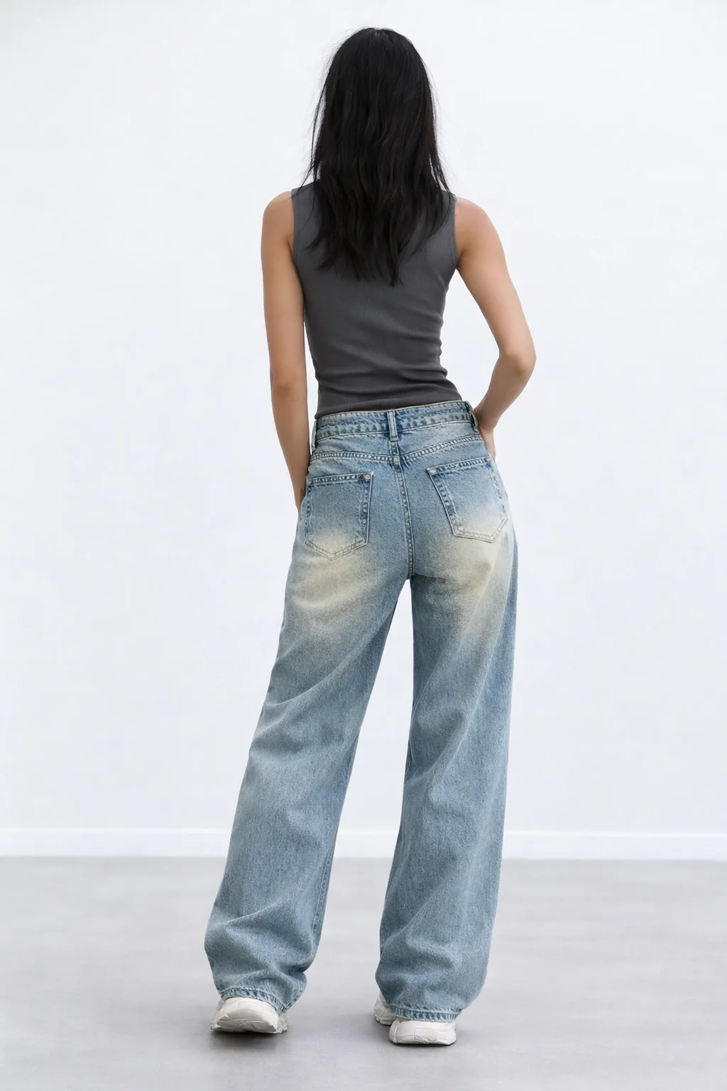 Chill In Blue Straight Fit Jeans - Image 2