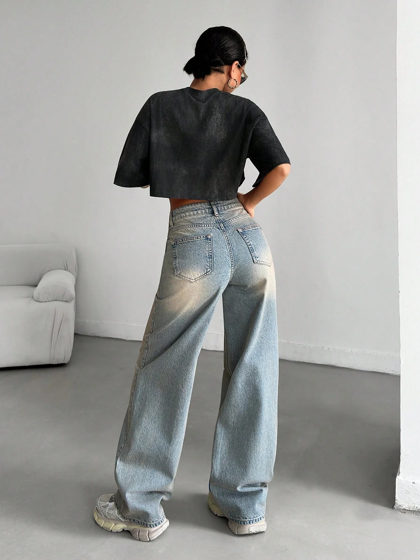Chill In Blue Straight Fit Jeans - Image 9