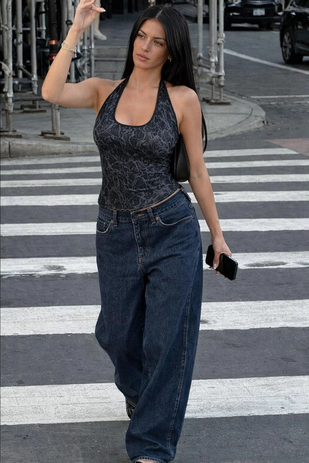 Classic Knotted Halter Top - Image 2