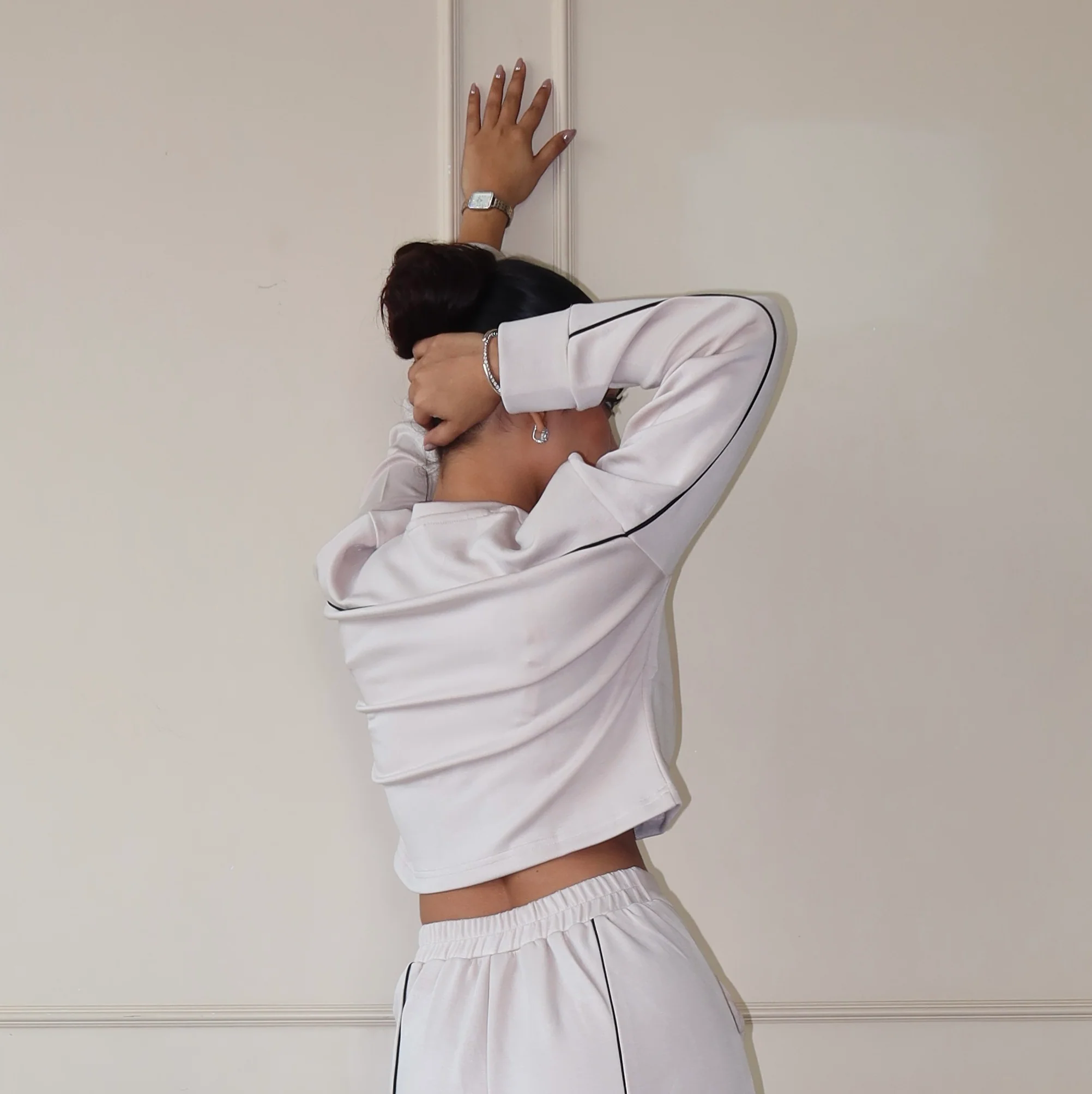 Cloud Contrast Full Sleeve Top - Image 12