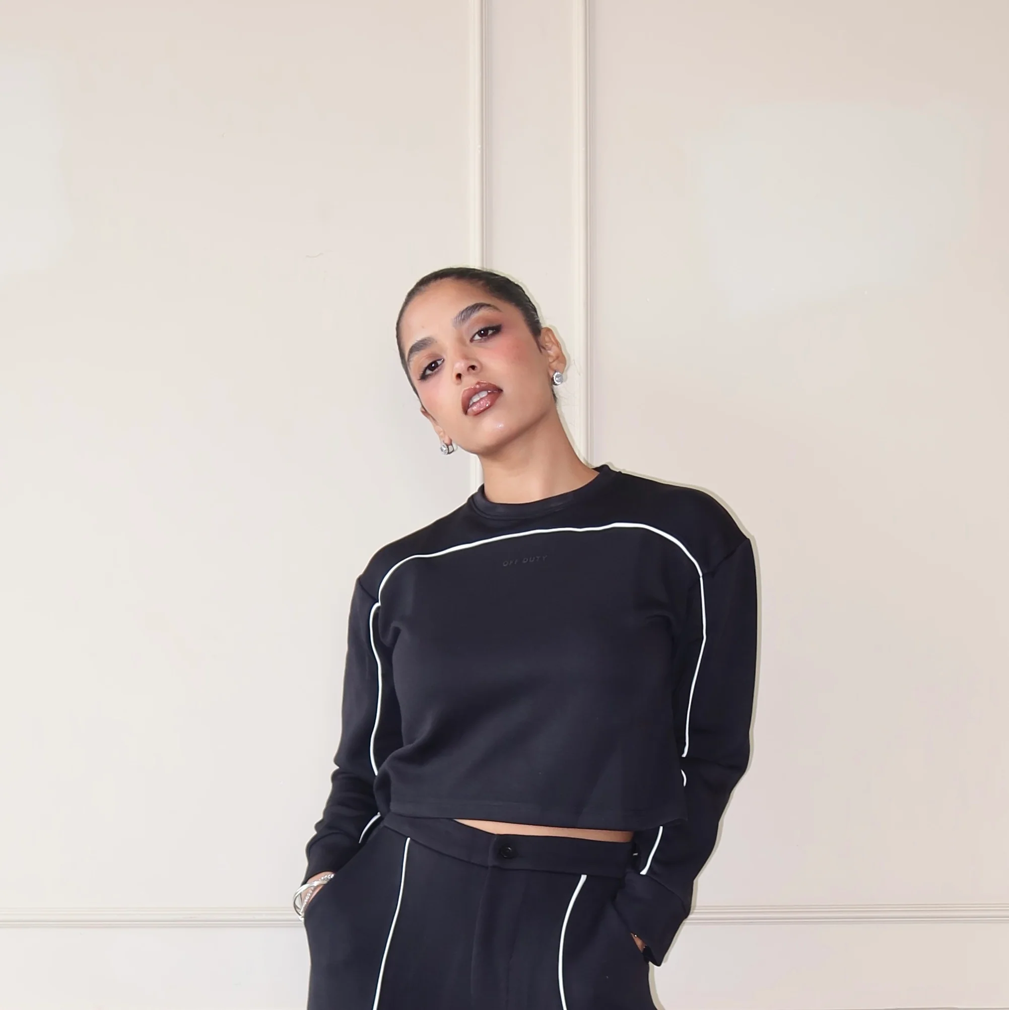 Cloud Contrast Full Sleeve Top - Image 26