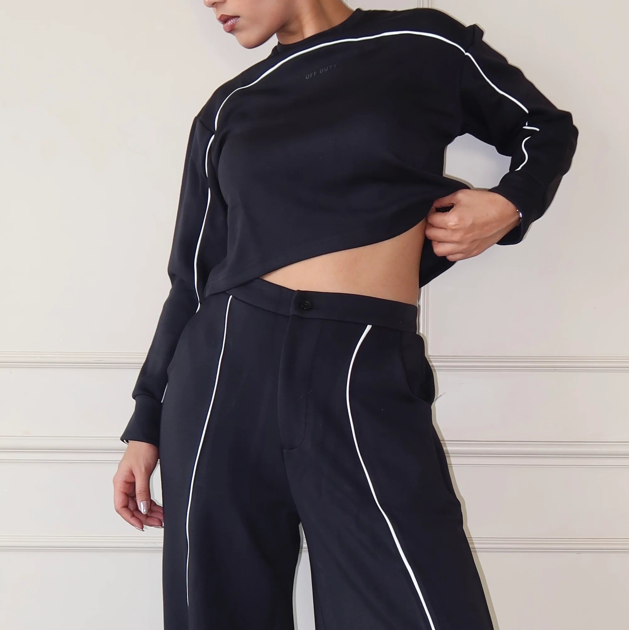 Cloud Contrast Full Sleeve Top - Image 28