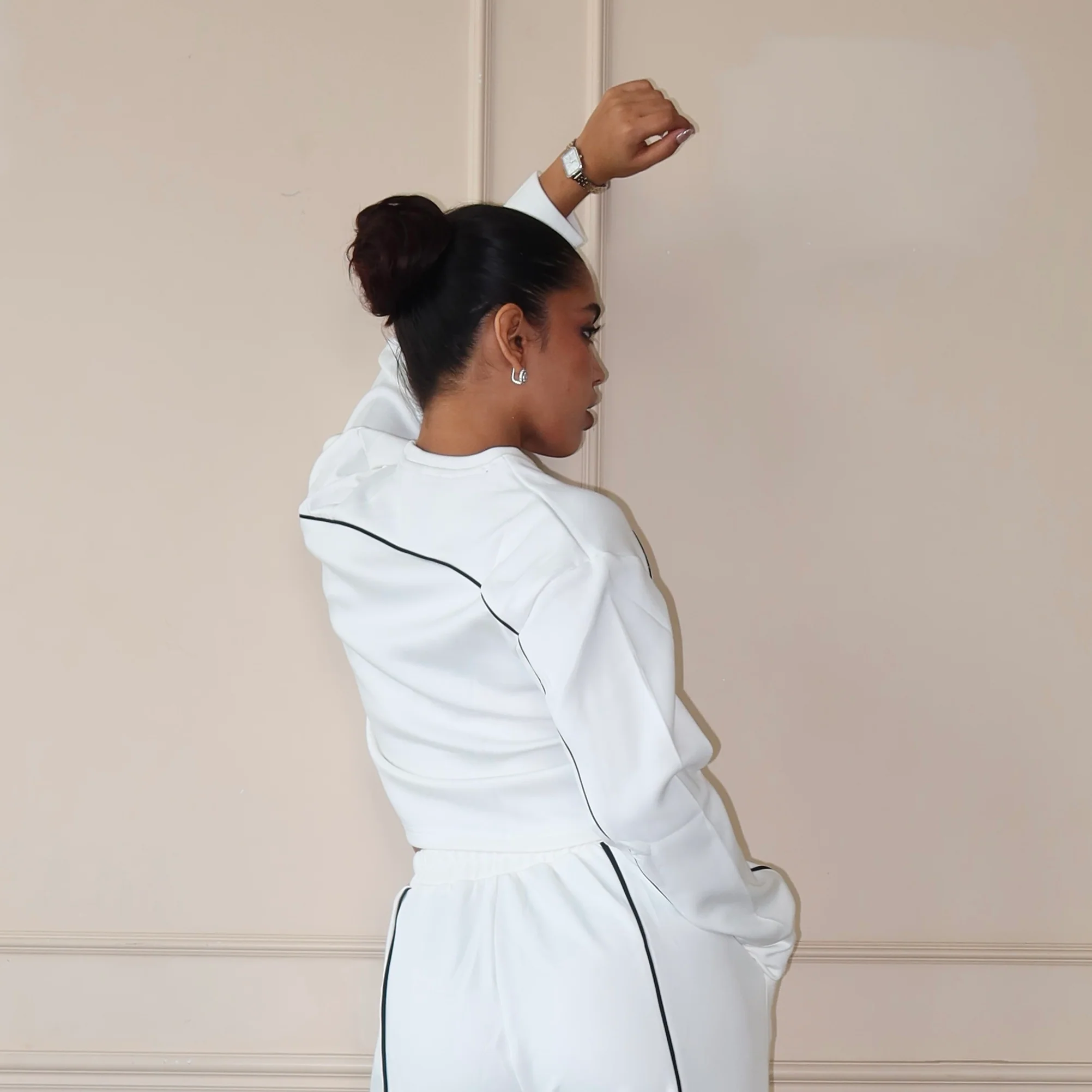 Cloud Contrast Full Sleeve Top - Image 4