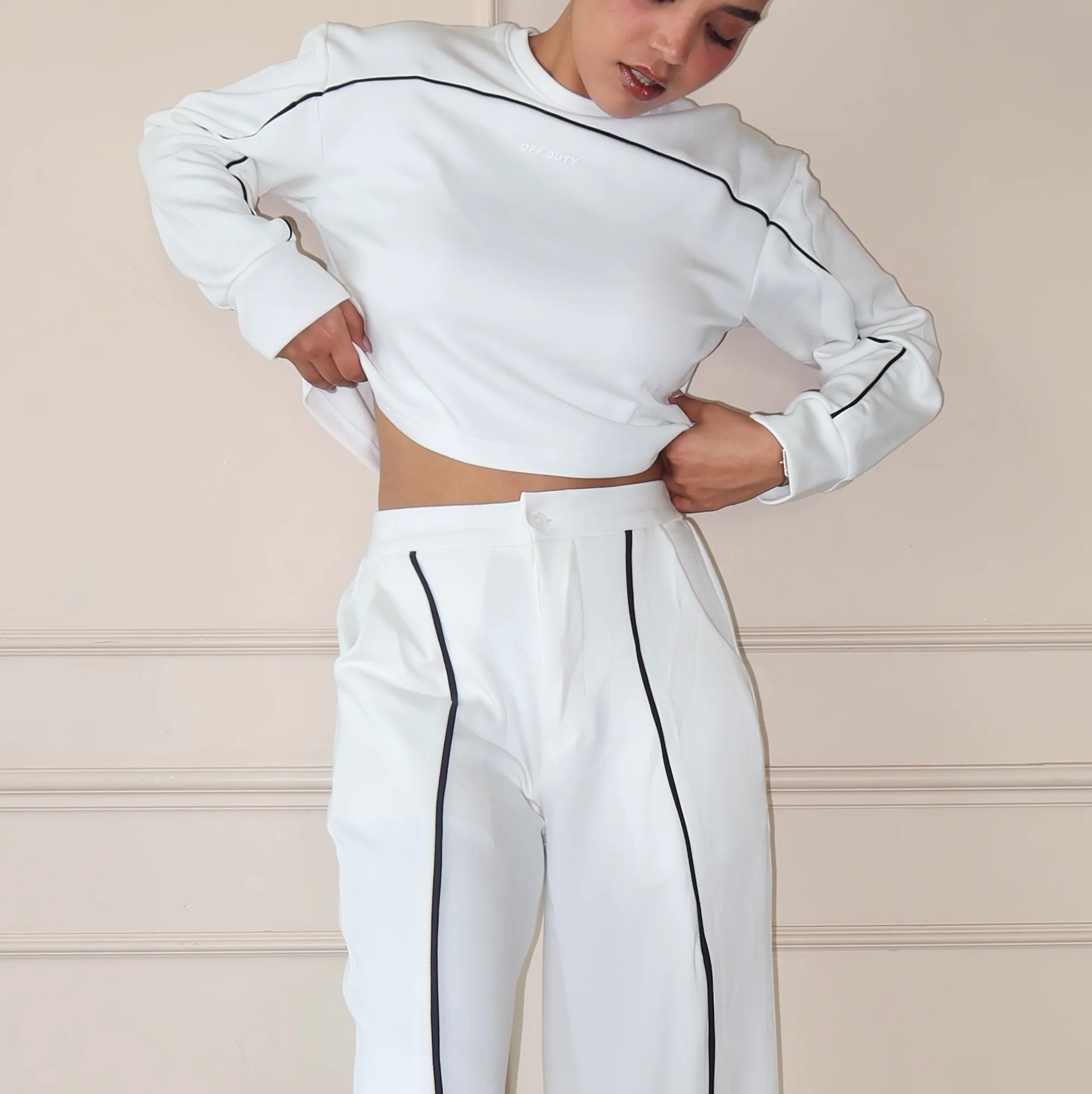 Cloud Contrast Full Sleeve Top - Image 5