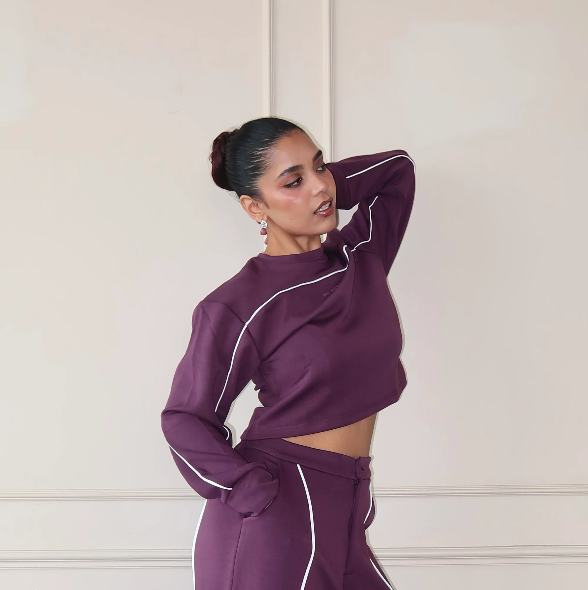 Cloud Contrast Full Sleeve Top - Image 6