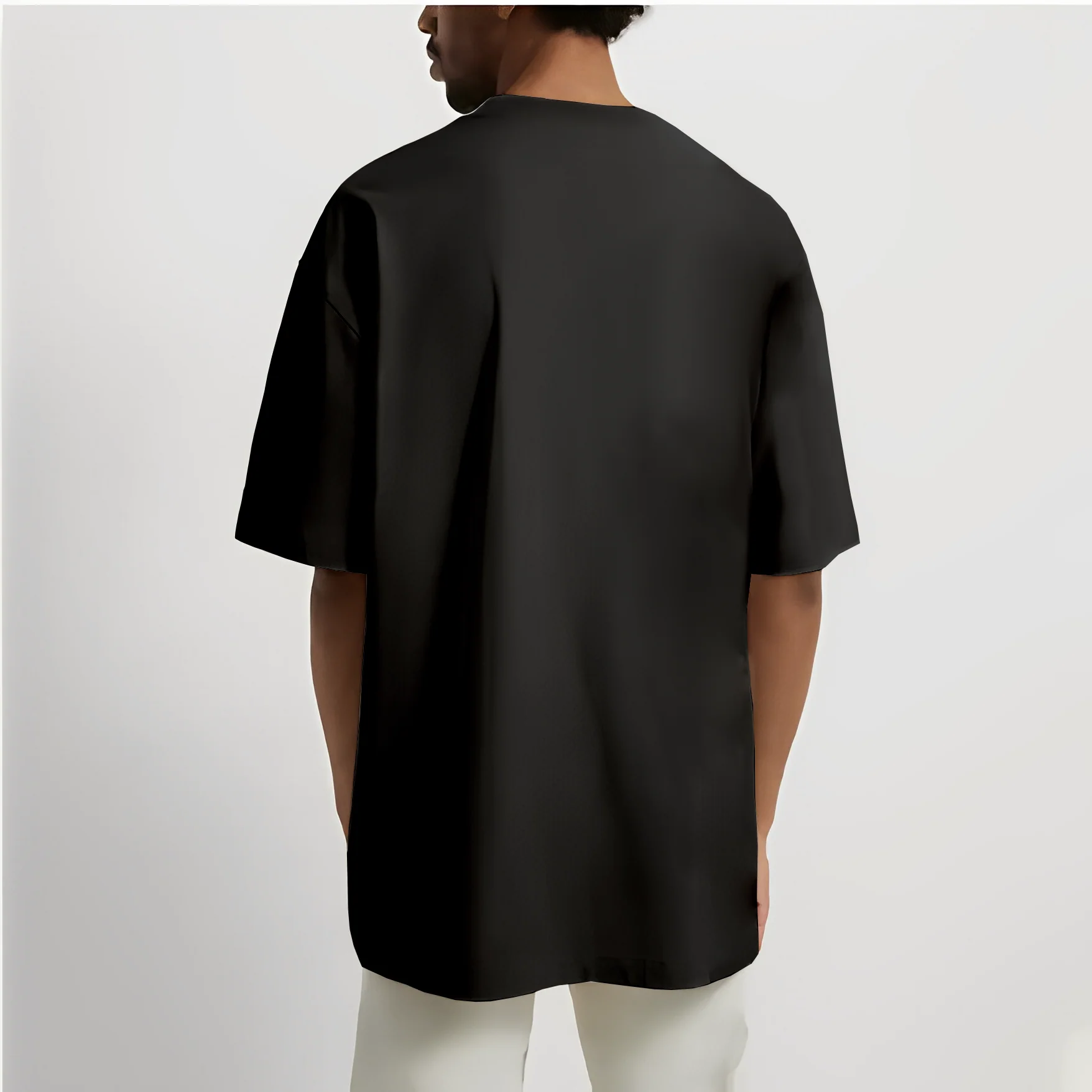 Color Block Front Pocket Short Sleeve T Shirt - Image 4