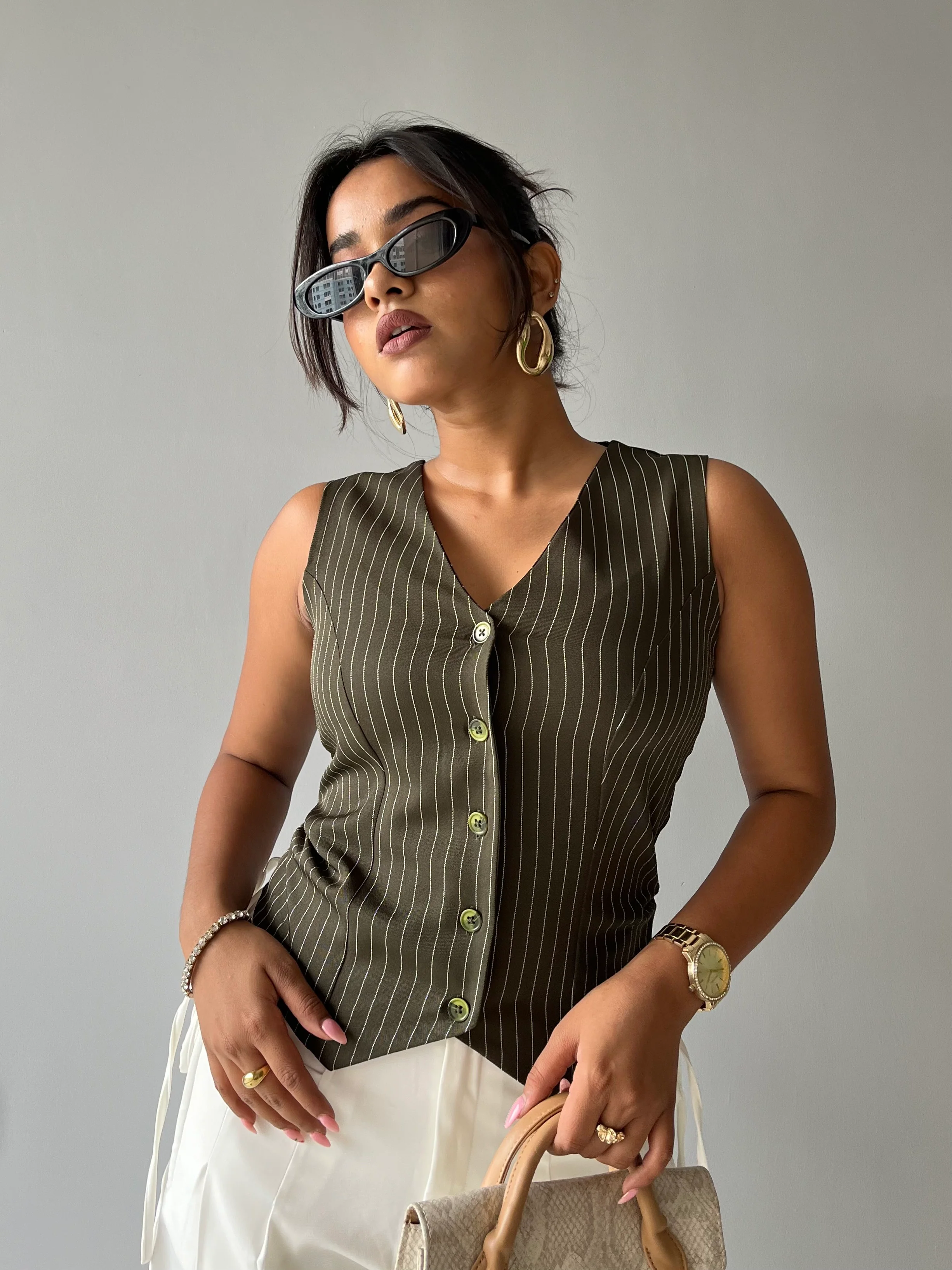 Contoured Stripe Vest - Image 13