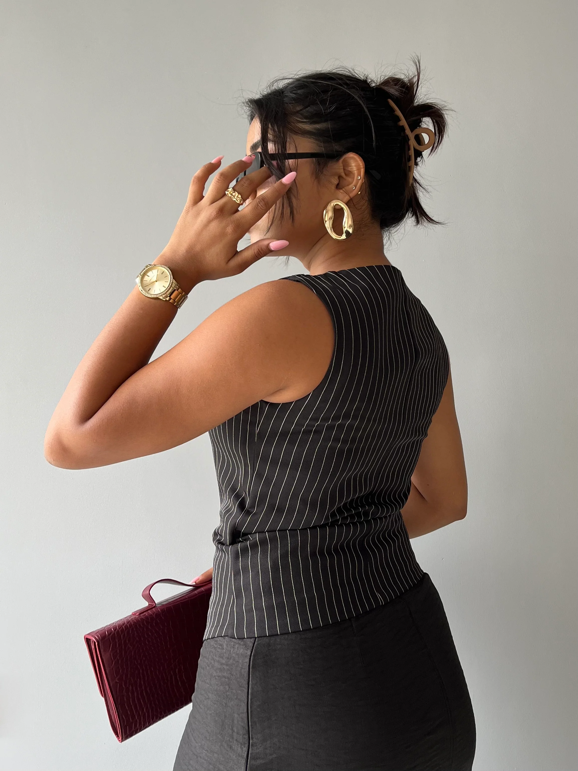 Contoured Stripe Vest - Image 3