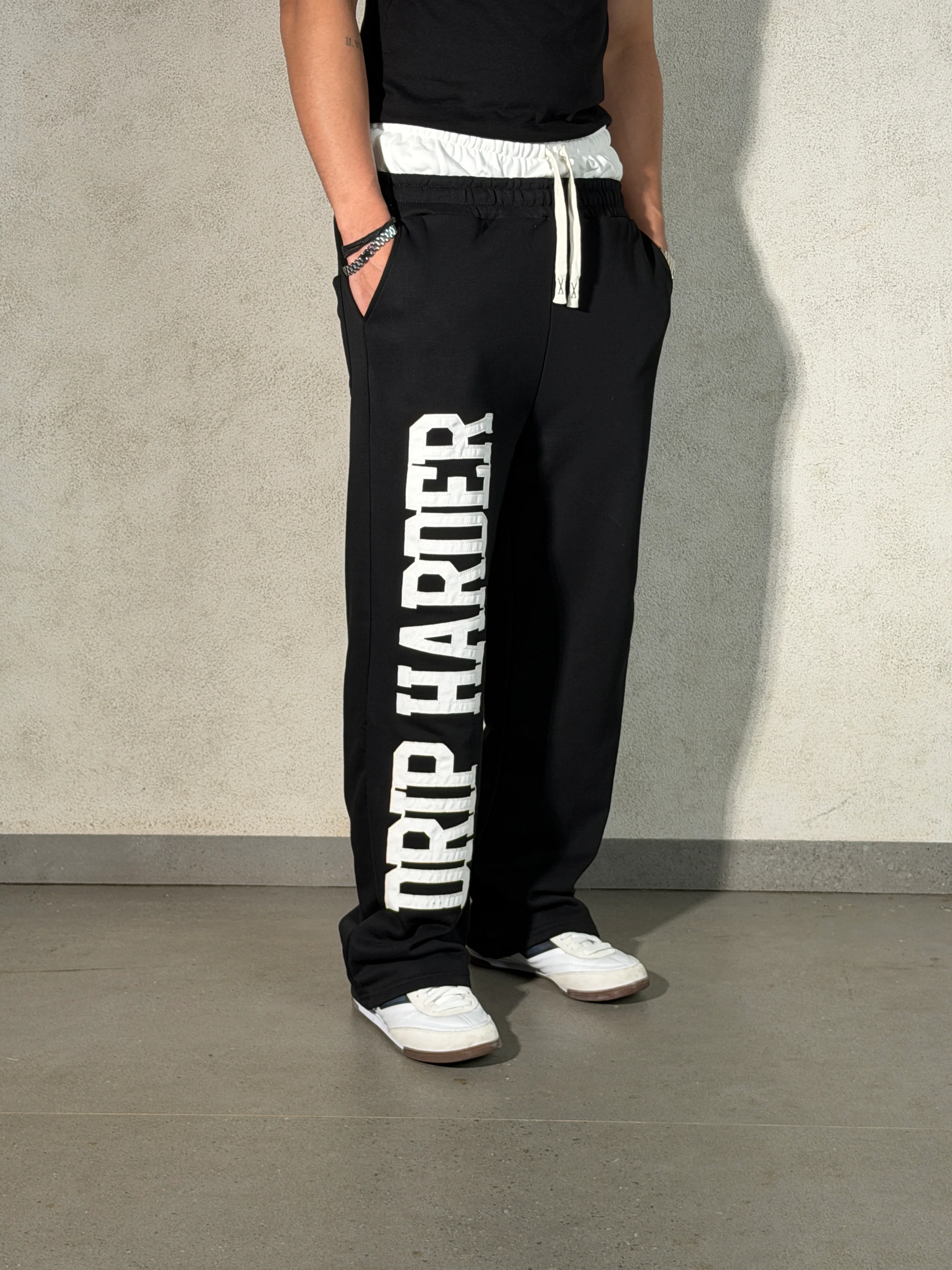 Contrast Belted Drip Harder Joggers - Image 10