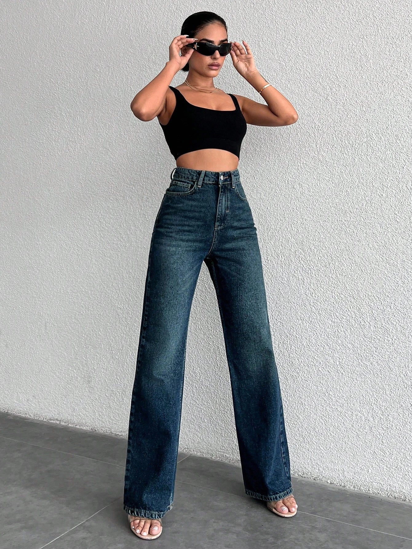 Copper Blue Loose Straight Fit Jeans - Image 3