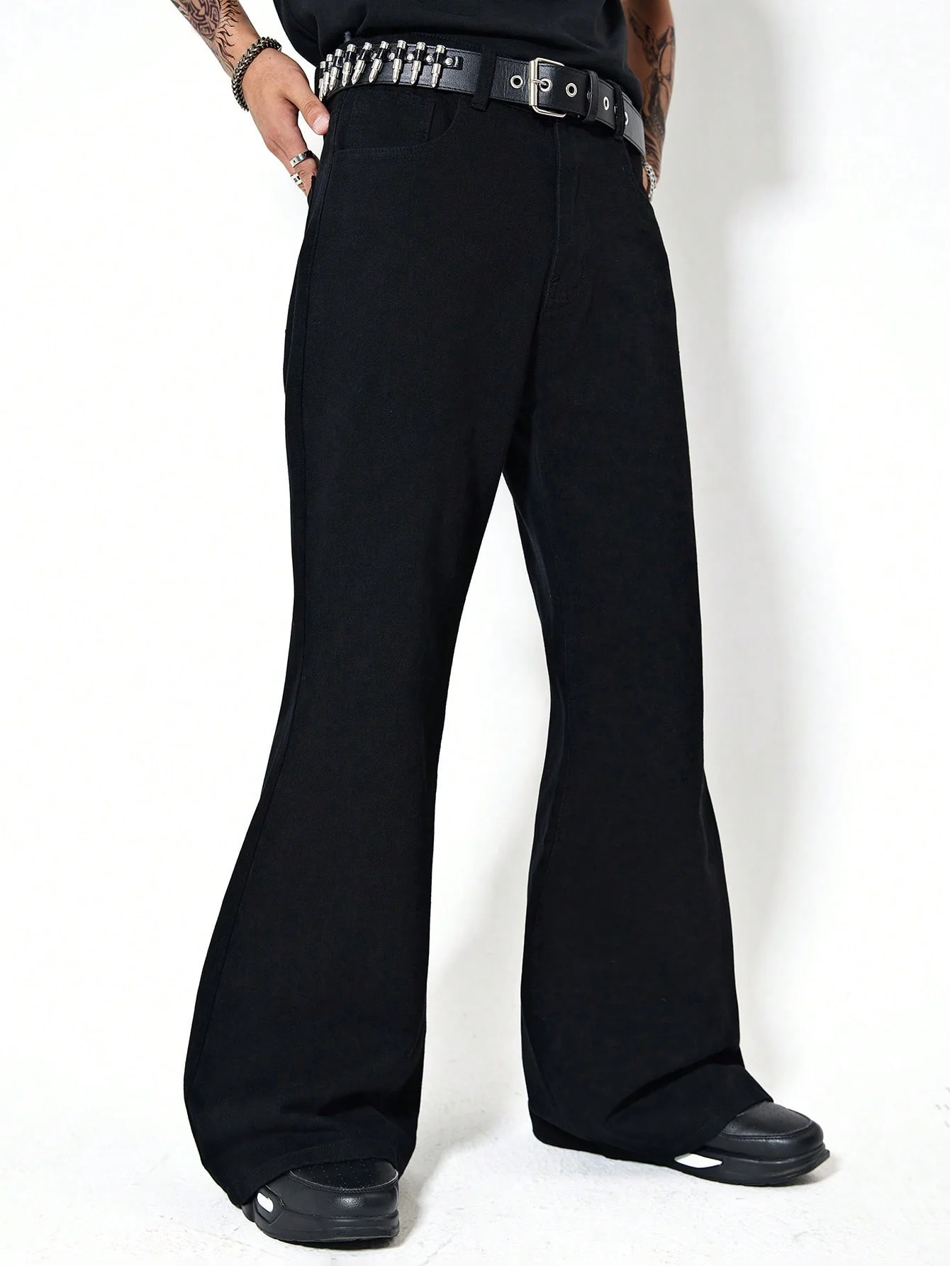 Dark Matter Black Bootcut Jeans - Image 6