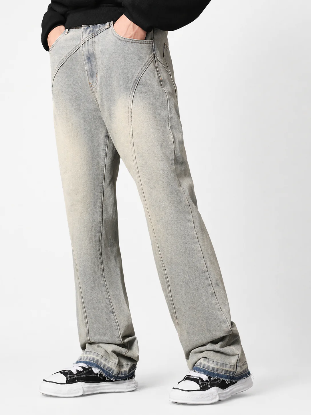 Deform Blue Straight A Line Jeans - Image 5