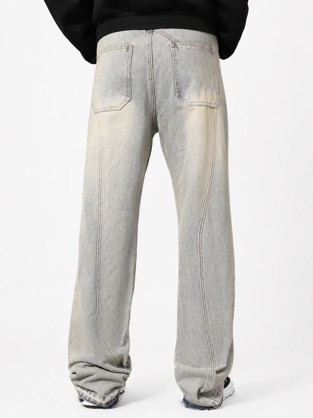 Deform Blue Straight A Line Jeans - Image 6
