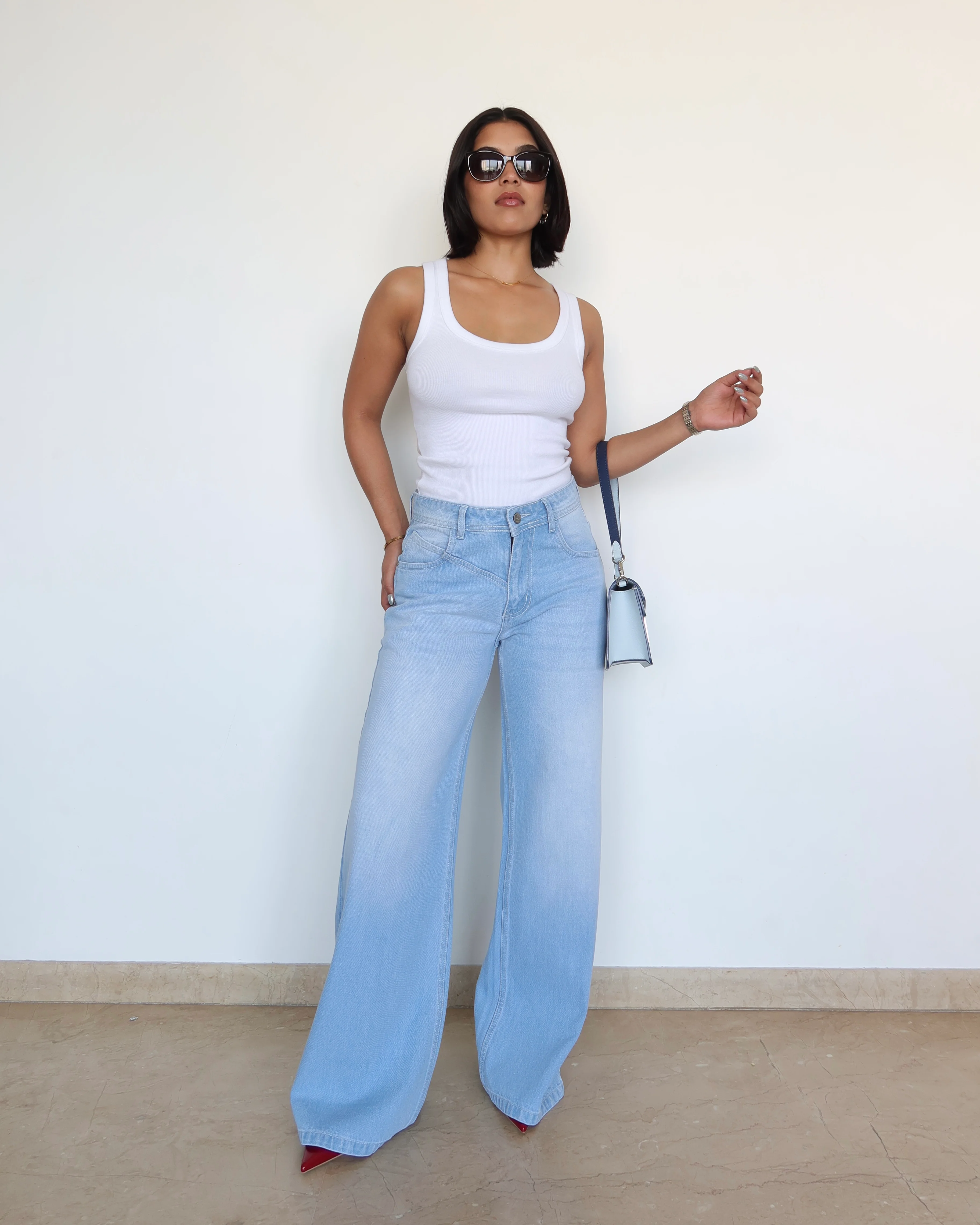 Distorted Darling Wide Leg Jeans - Image 5