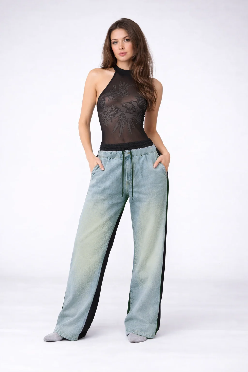 So Loose Boxer Denim Joggers - Image 5