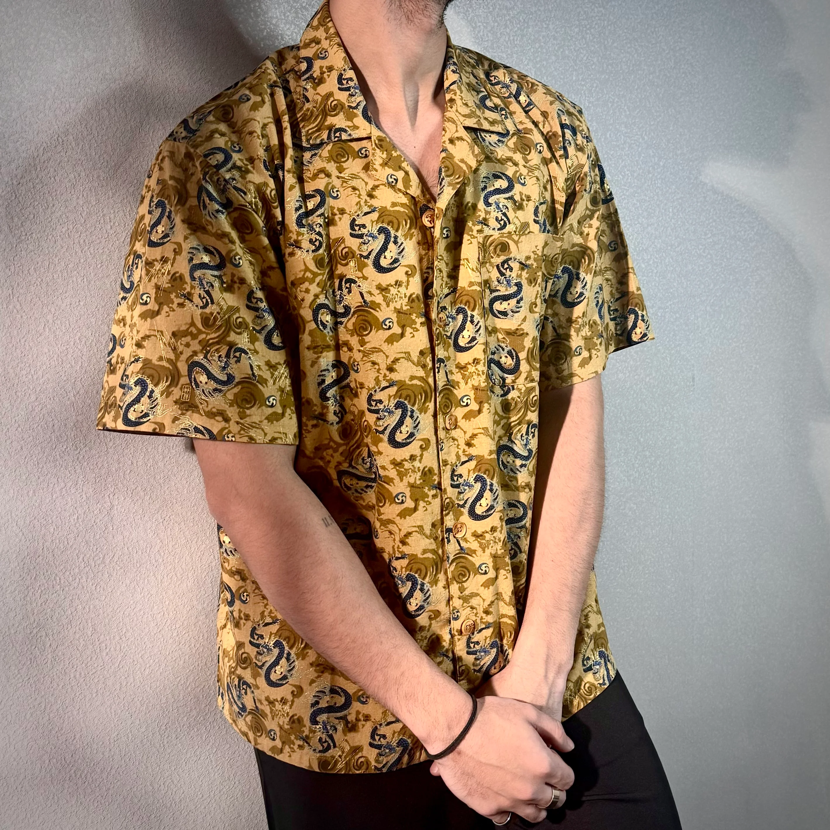 Dragon Evil Eye Structured Shirt - Image 4