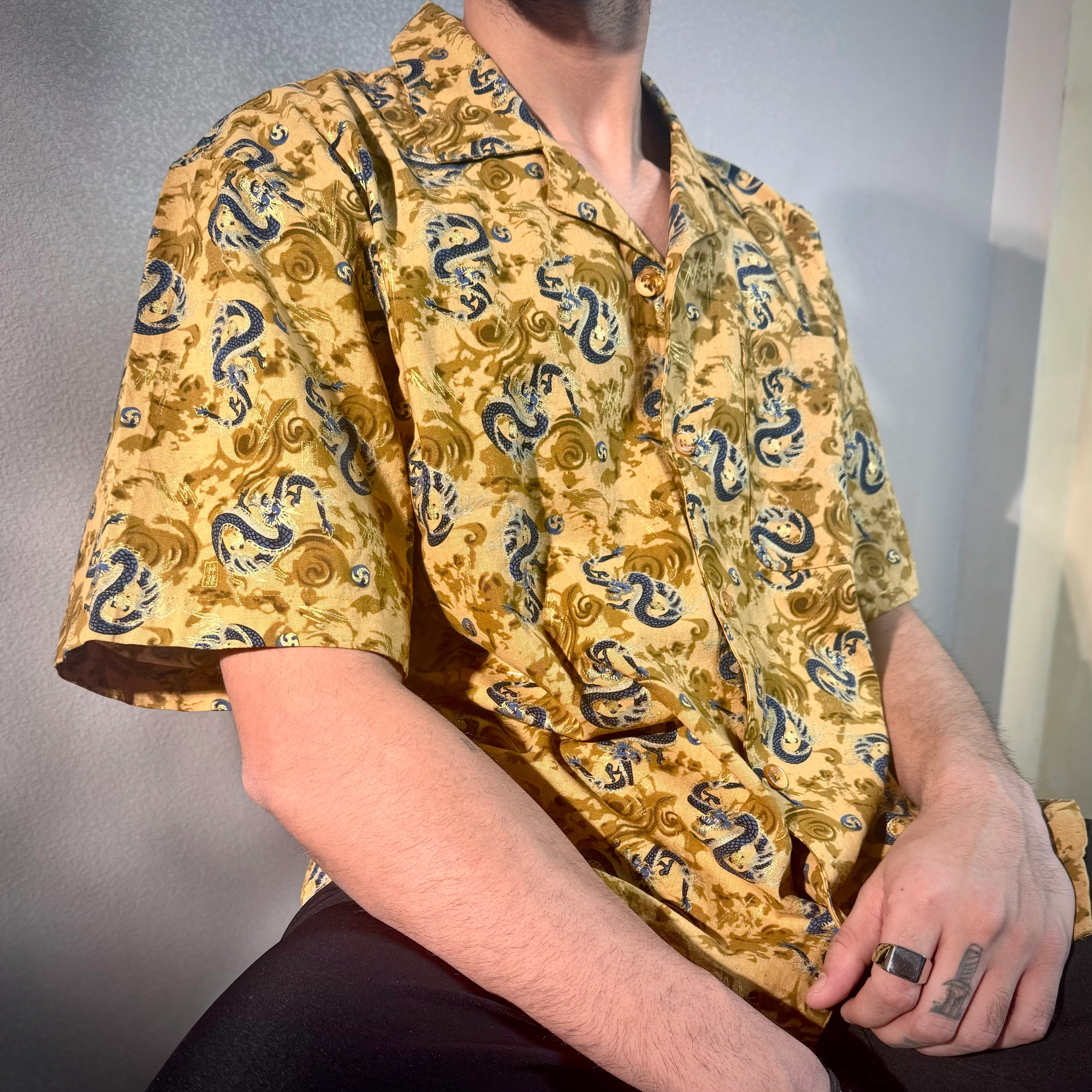 Dragon Evil Eye Structured Shirt - Image 6