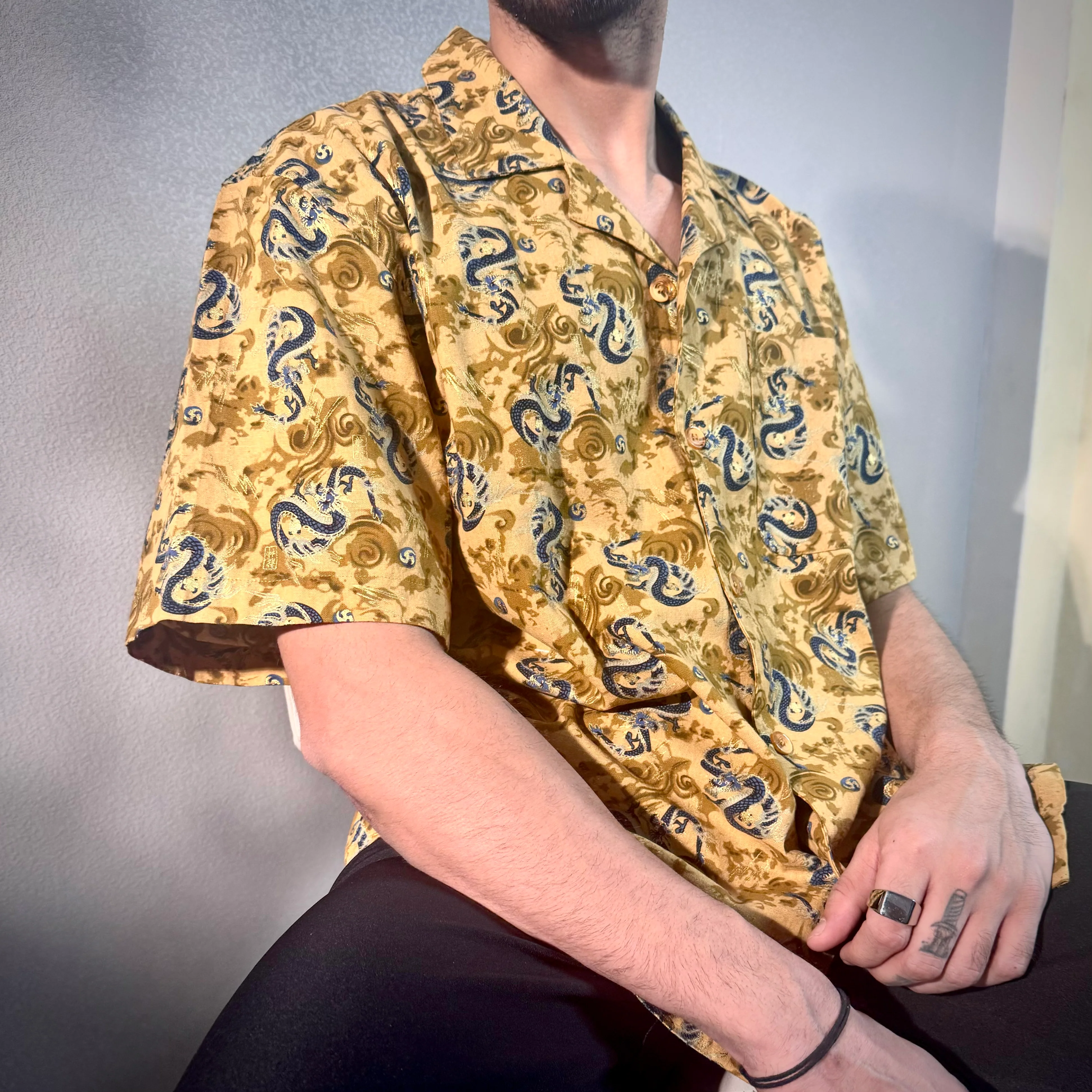 Dragon Evil Eye Structured Shirt - Image 7