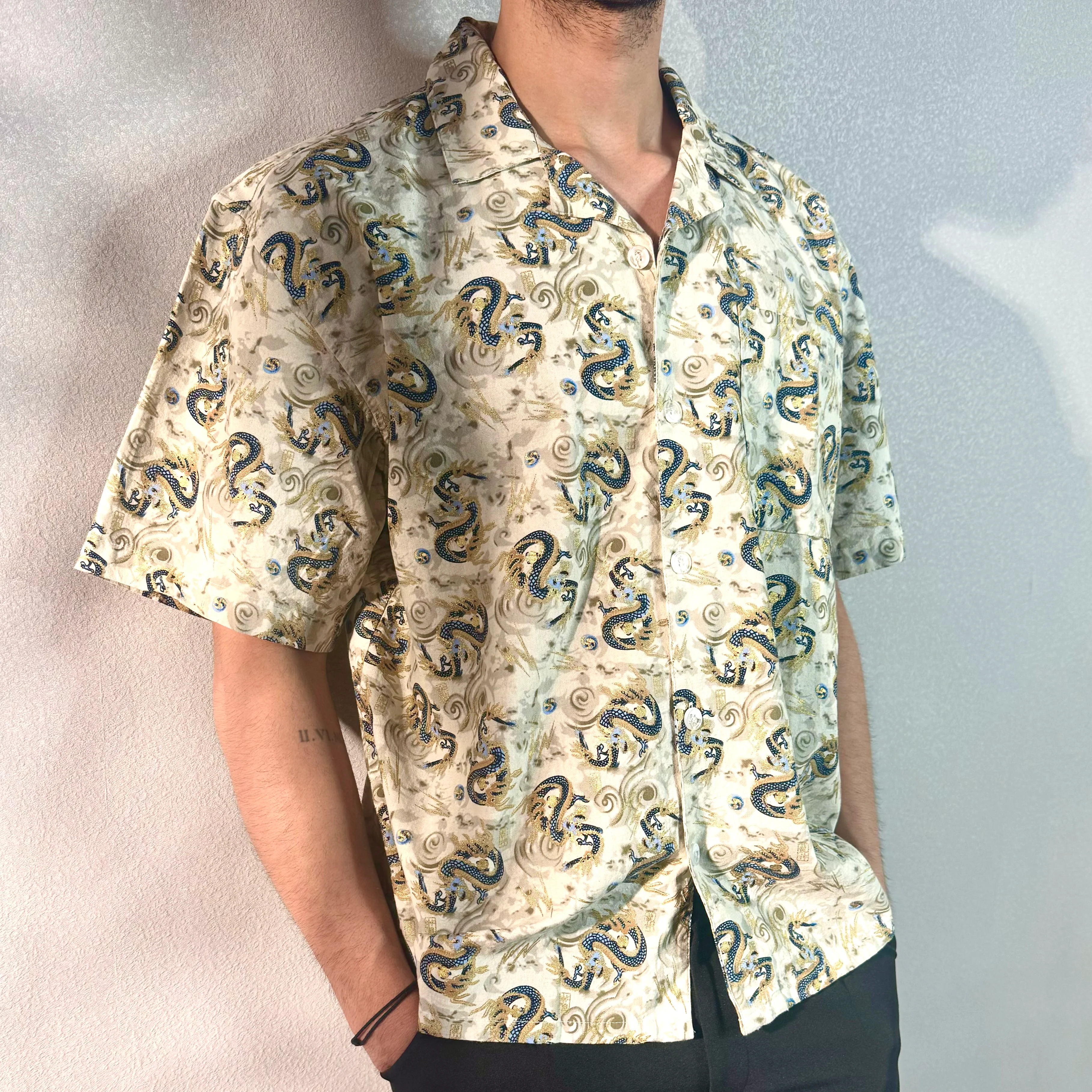 Dragon Evil Eye Structured Shirt - Image 8