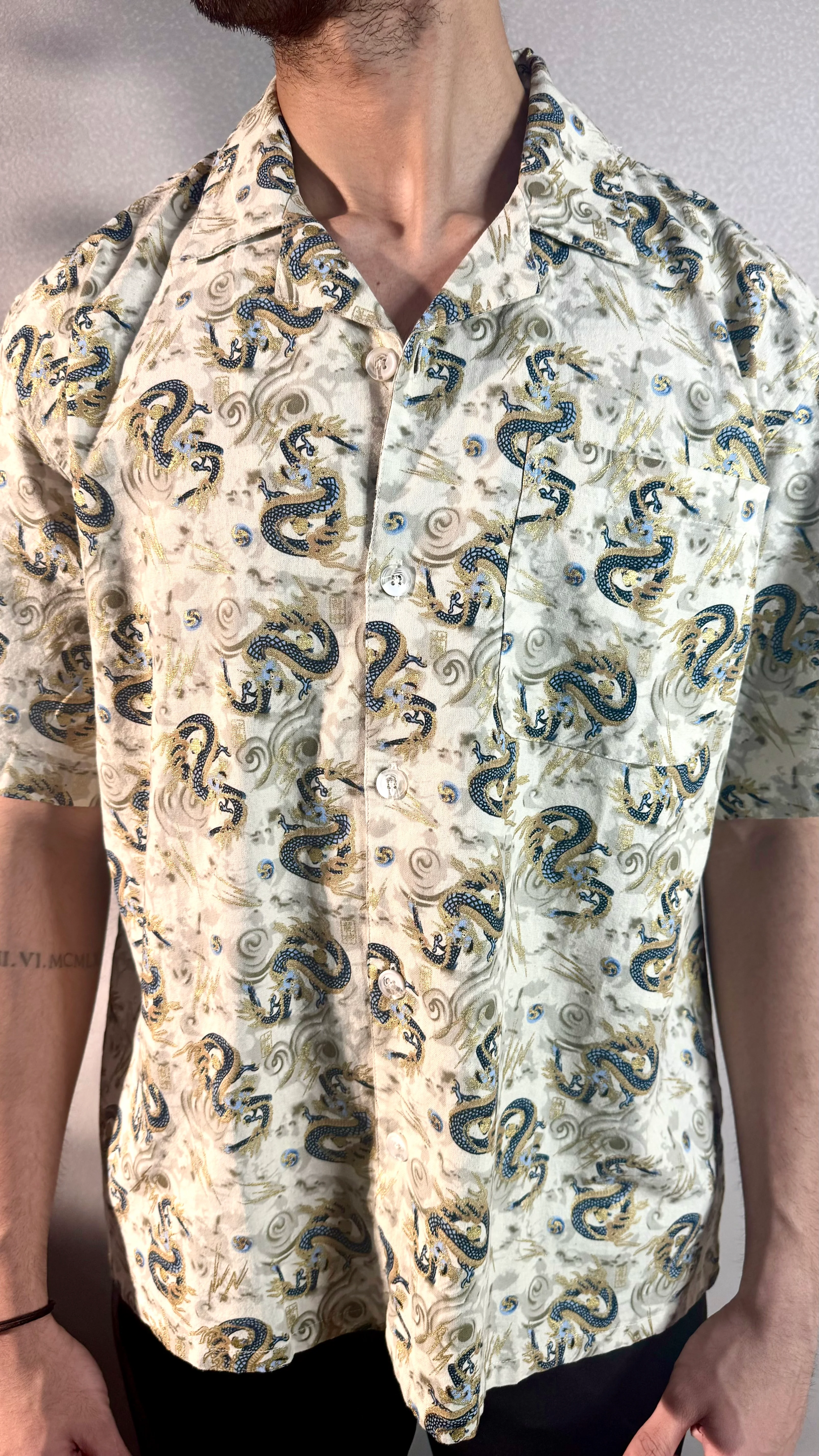 Dragon Evil Eye Structured Shirt - Image 9