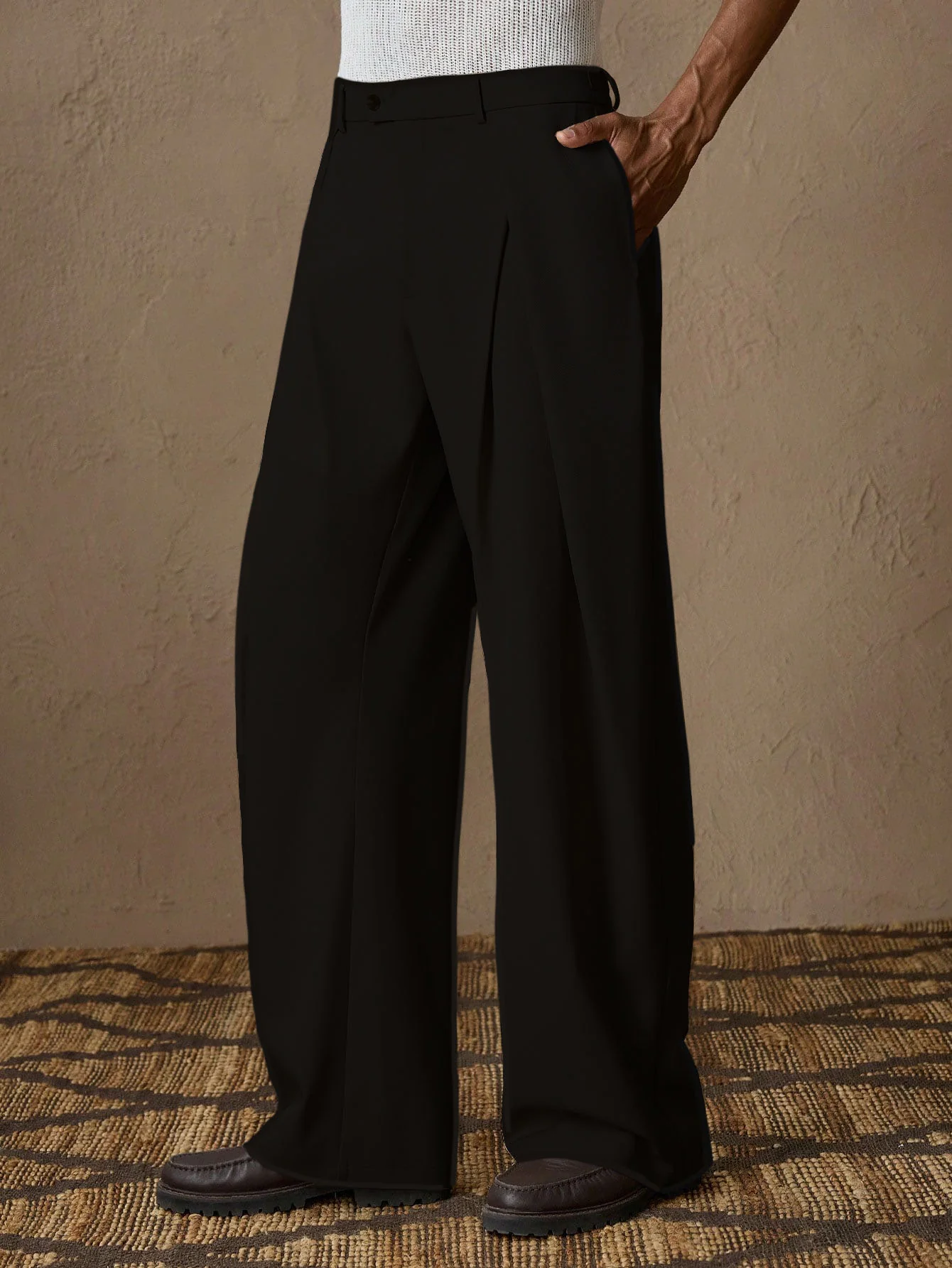 Draped Game Pleated Trouser - Image 4