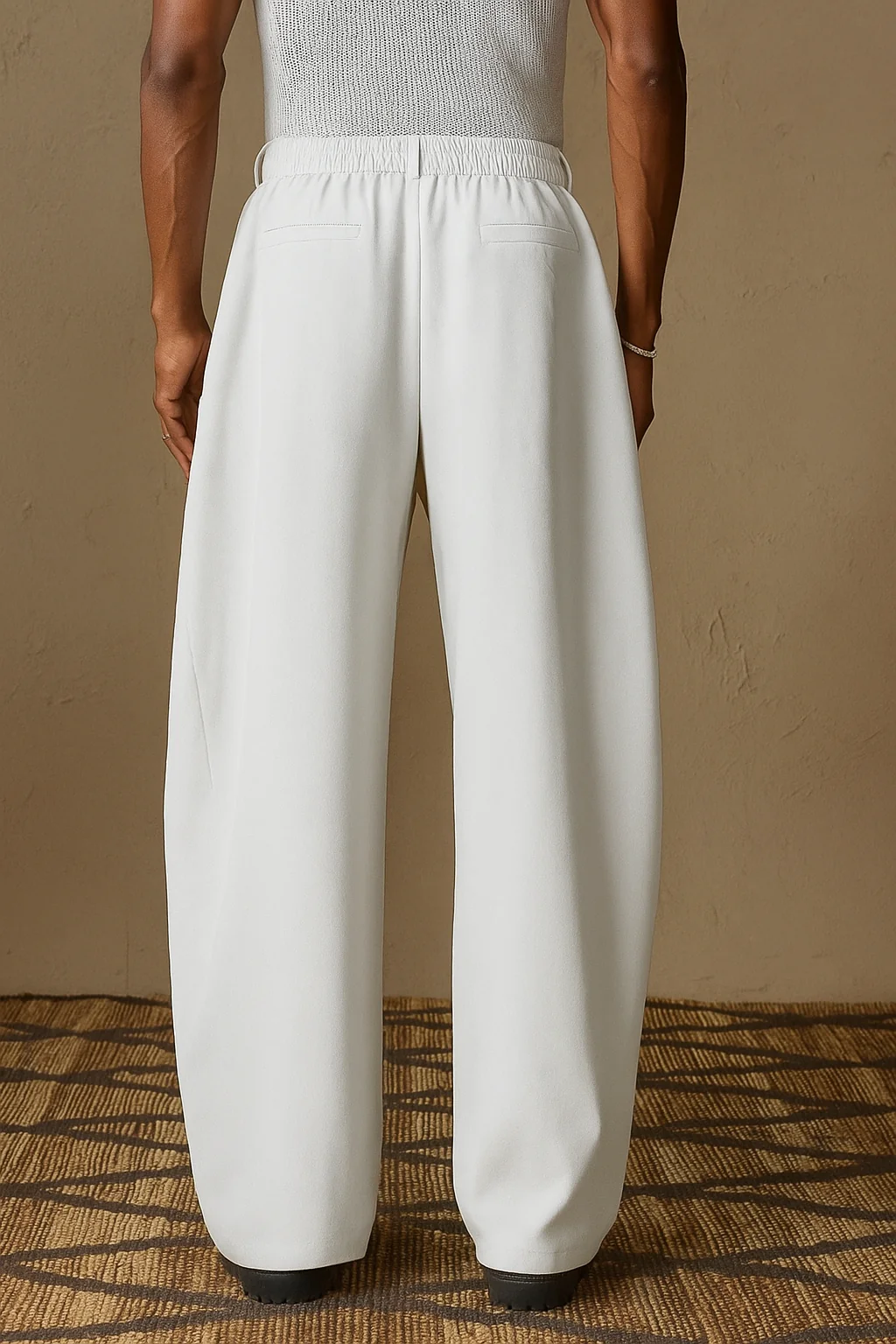 Draped Game Pleated Trouser - Image 8