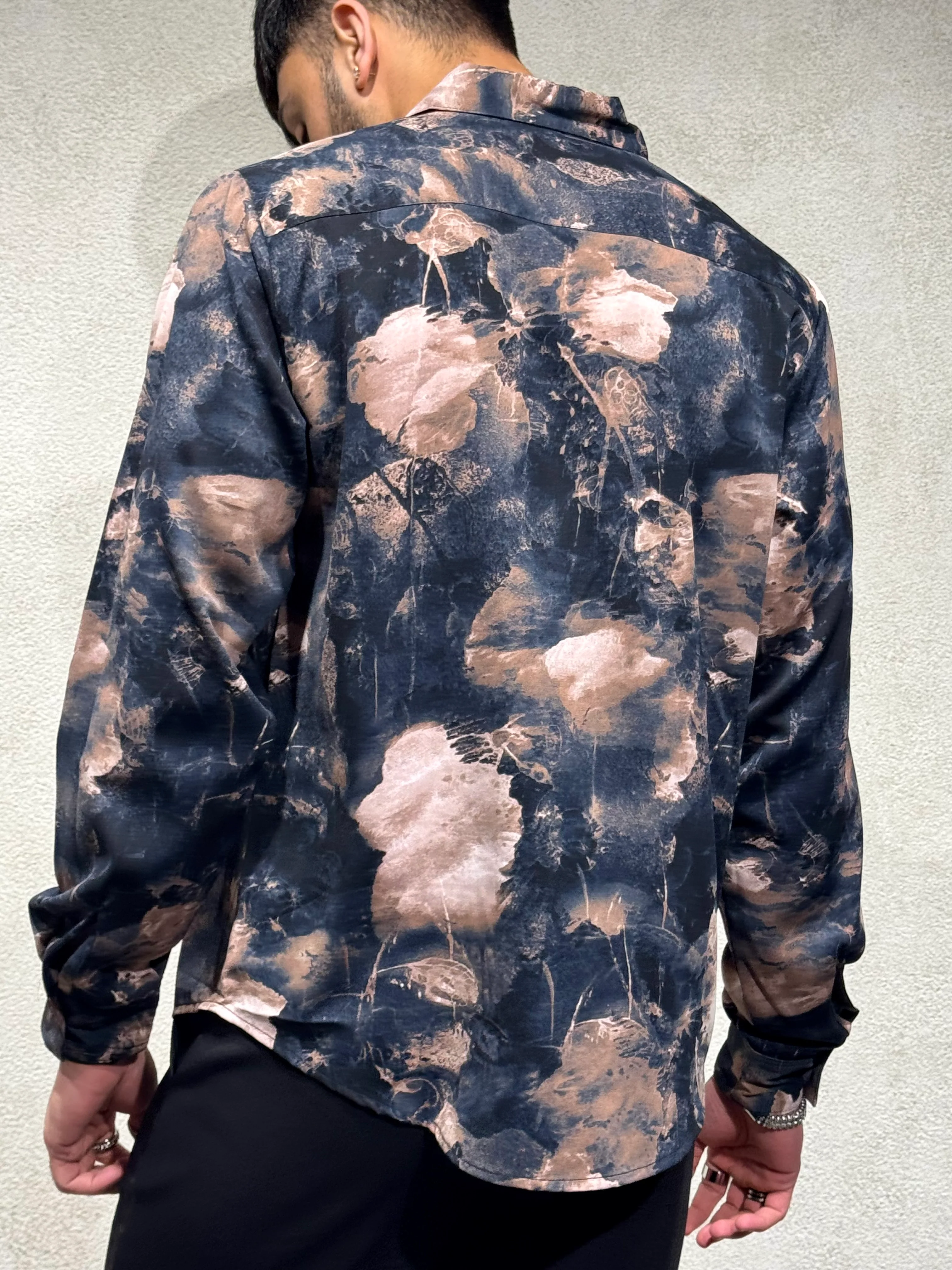 Earthbound Abstract Print Full Sleeves Shirt - Image 6